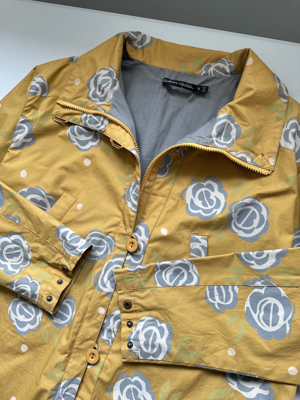 Gudrun Sjoden GUDRUN SJODEN Rain Coat Jacket Flowers Womens Size S / US 4 / IT 40 - 9 Thumbnail
