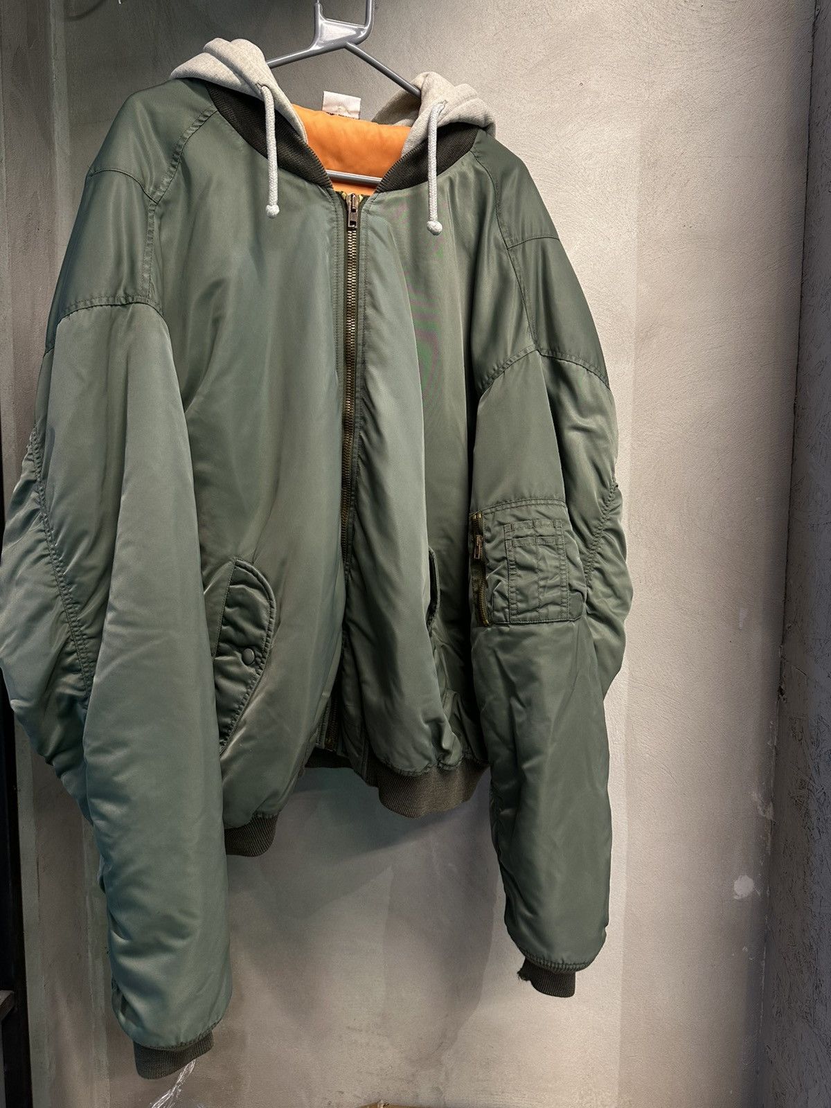 Vetememes Vetements hooded bomber jacke Size US XS / EU 42 / 0 - 1 Thumbnail