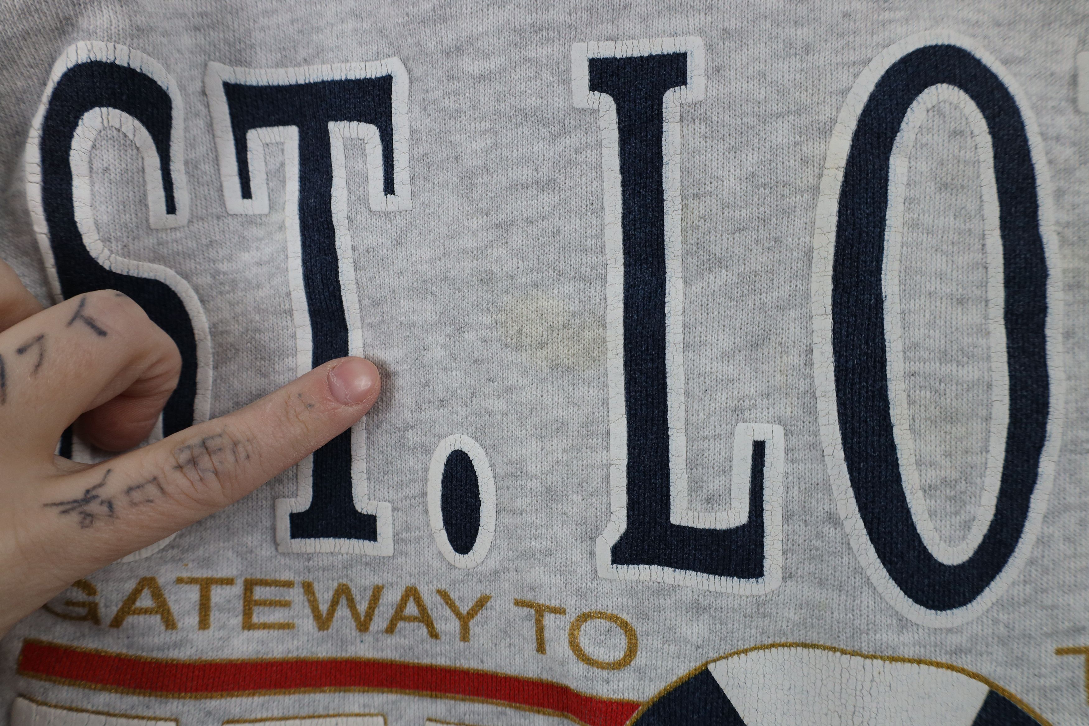 Vintage Vintage 90s Streetwear Louis Gateway to the West Sweatshirt Size L / US 10 / IT 46 - 5 Thumbnail