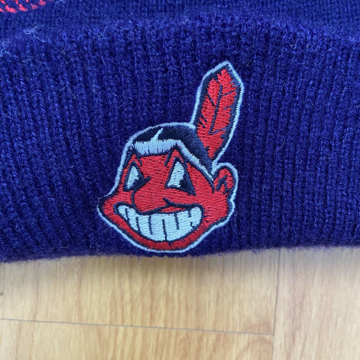 MLB × Sports Specialties Vintage Sports Specialties MLB Cleveland Indians Beanie Size ONE SIZE - 3 Thumbnail