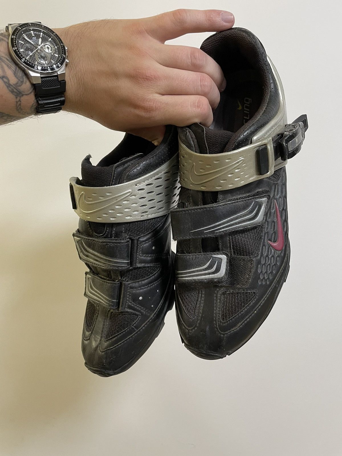 Nike × Vintage Vintage Nike 90s Cycling Carbon Shoes Size US 9.5 / EU 42-43 - 11 Thumbnail