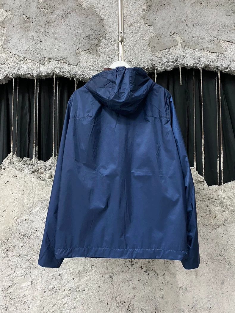 Dior Dior blue zip-up hooded jacket Size US M / EU 48-50 / 2 - 2 Thumbnail