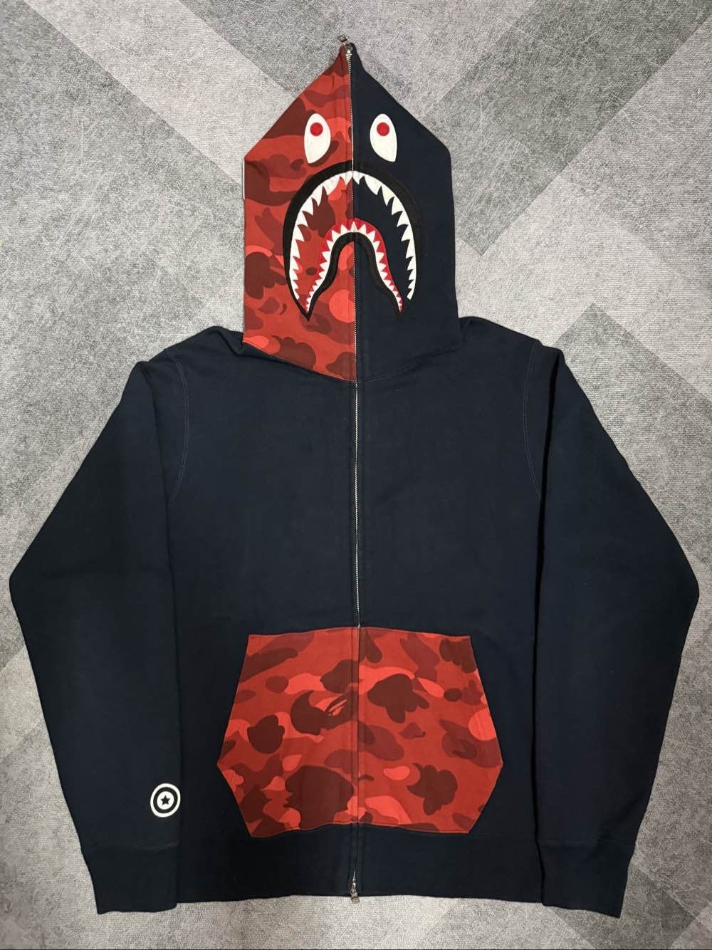 Bape A Bathing Ape Shark Full Zip Hoodie Size XL Size US XL / EU 56 / 4 - 1 Thumbnail