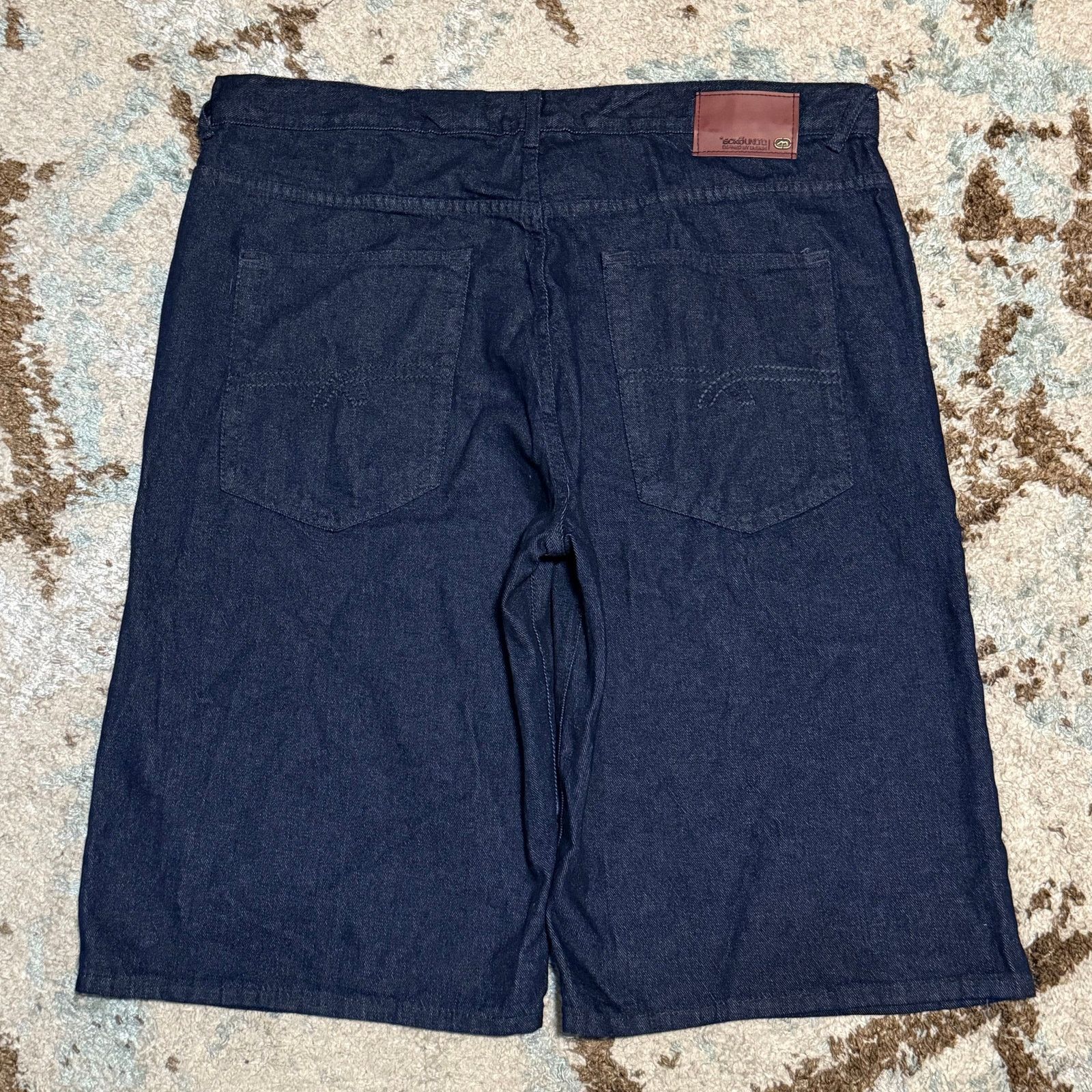 Ecko Unltd. Ecko Unltd Baggy Jean Shorts Size 42 Dark Wash Y2K Size US 42 / EU 58 - 1 Thumbnail