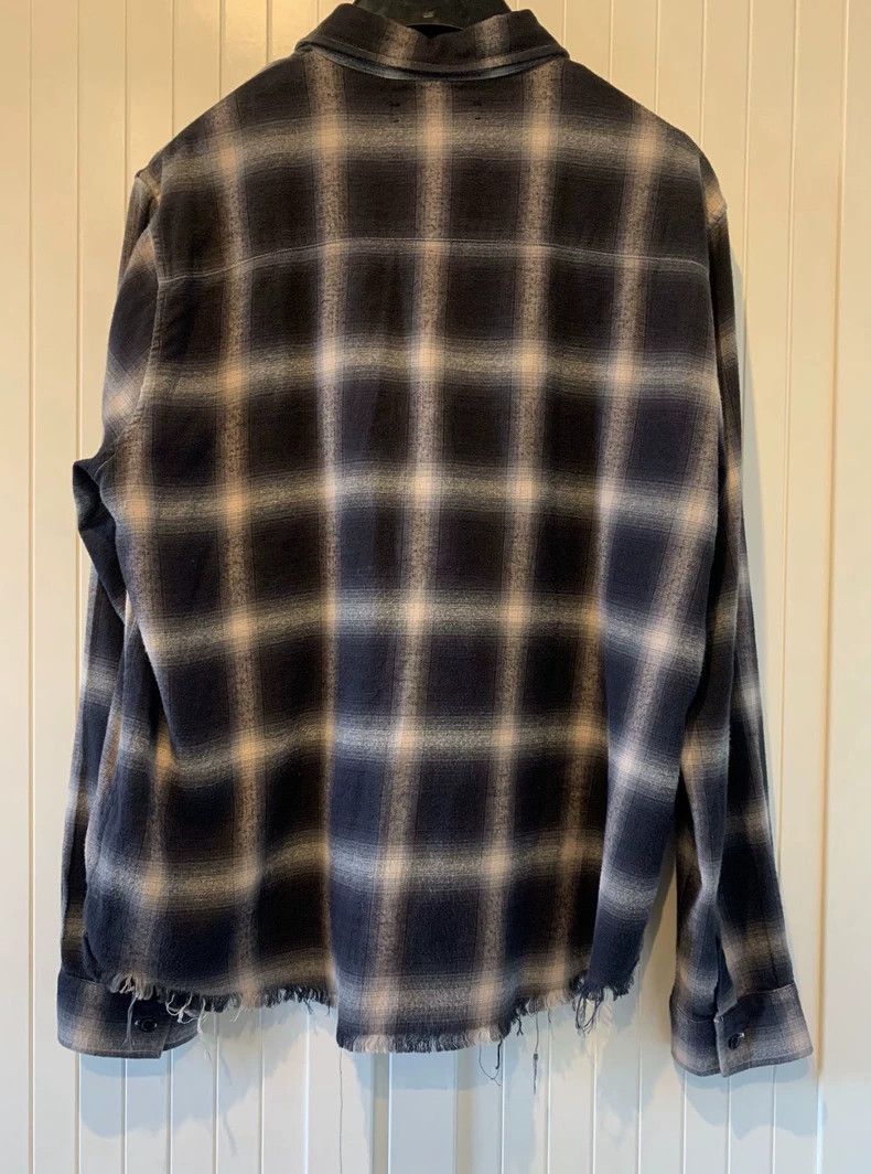 Amiri Amiri hem destroyed rock checkered shirt Size US L / EU 52-54 / 3 - 2 Thumbnail