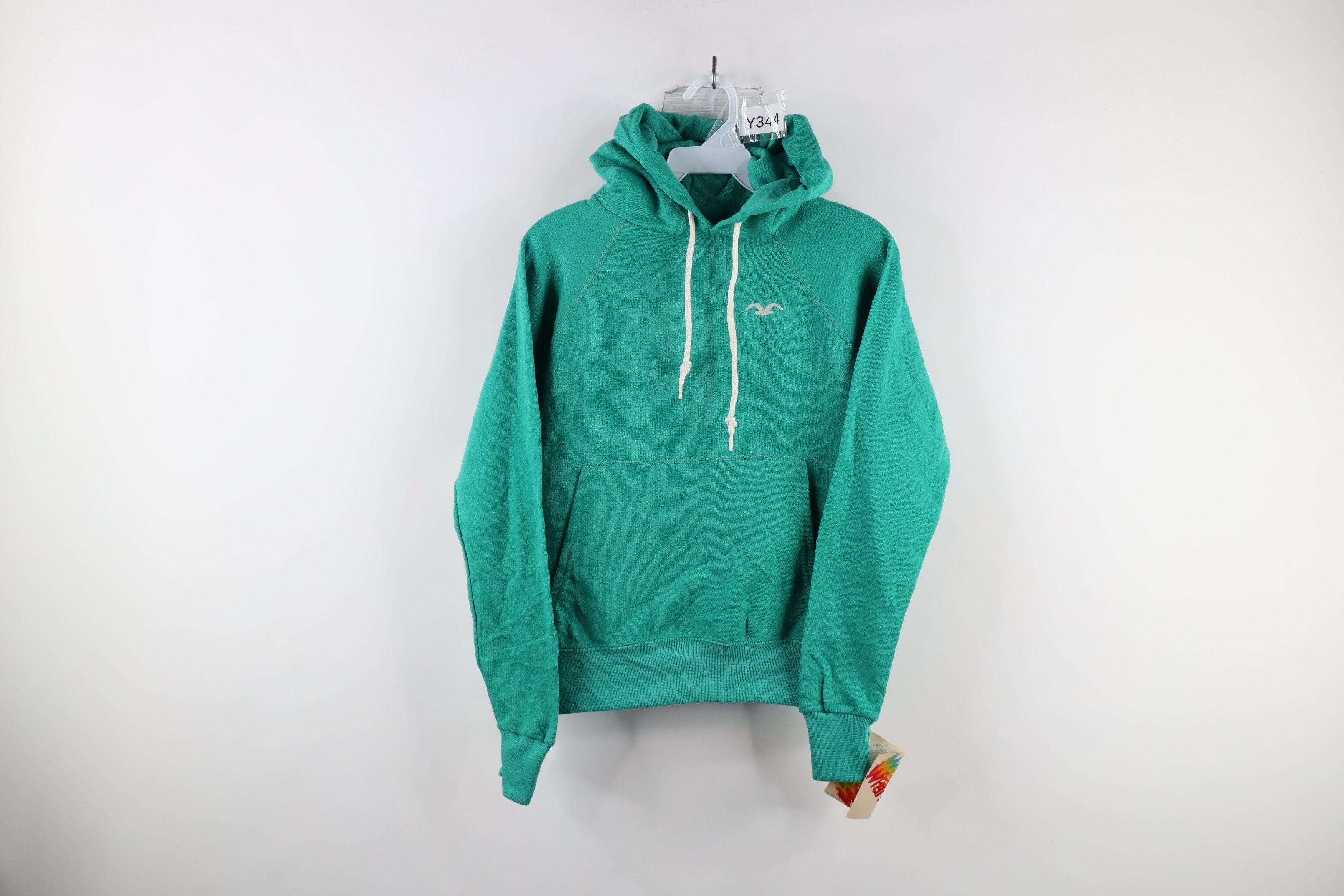 image of Deadstock Vintage 70's Wrangler Hoodie Sweatshirt Green Usa, Women's (Size Medium)