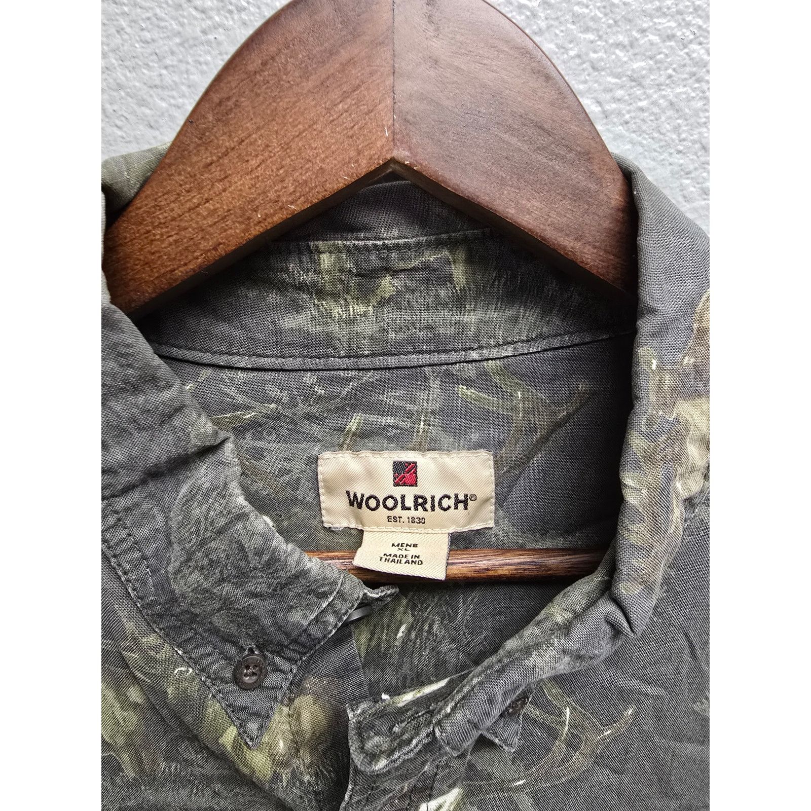 Woolrich Woolen Mills Woolrich Camo Button-Up Shirt Men’s Large Extra Large Size US XL / EU 56 / 4 - 4 Thumbnail