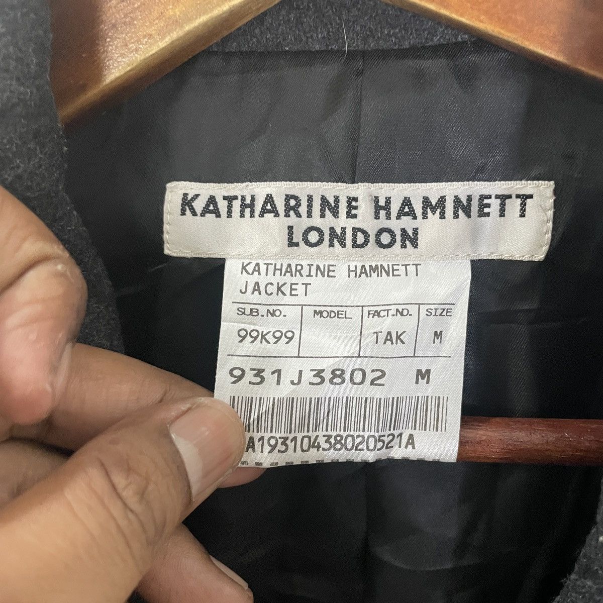 Katharine Hamnett London Vintage Katharine Hamnet London Trench Coag Jacket Size US S / EU 44-46 / 1 - 5 Thumbnail
