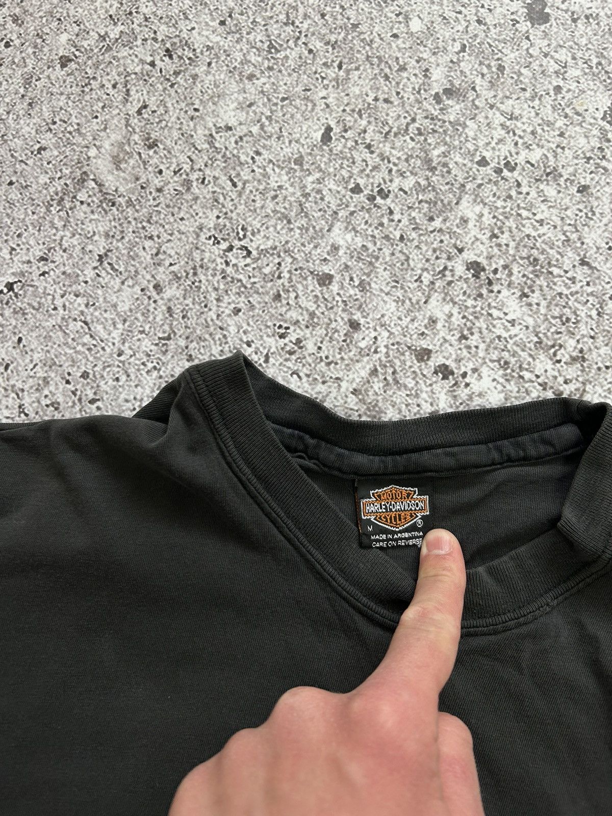Band Tees × Harley Davidson × Vintage Vintage 2008 Harley Davidson Argentina Buenos Aires Tee Size US XXL / EU 58 / 5 - 14 Thumbnail