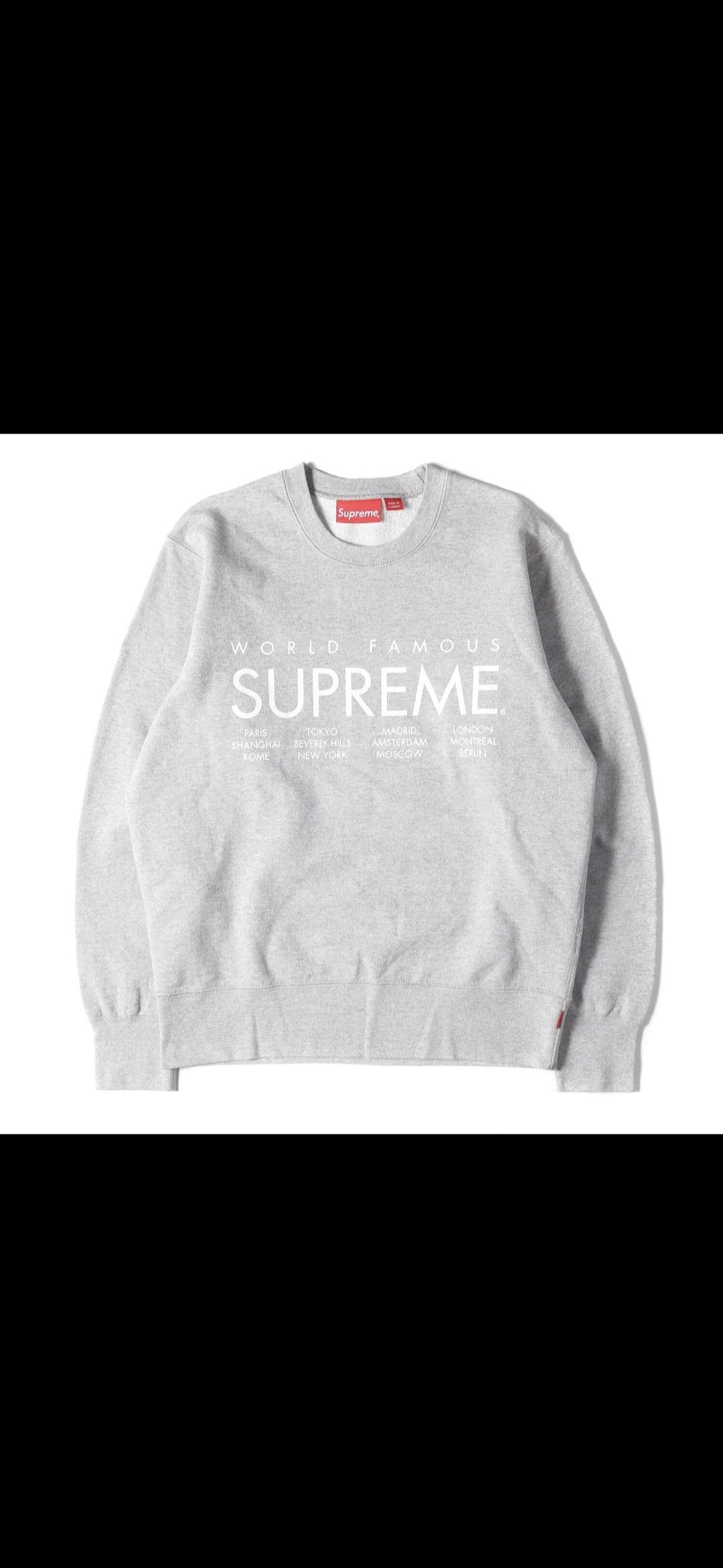 Supreme Supreme World Famous International Crewneck Rare Size US L / EU 52-54 / 3 - 1 Thumbnail