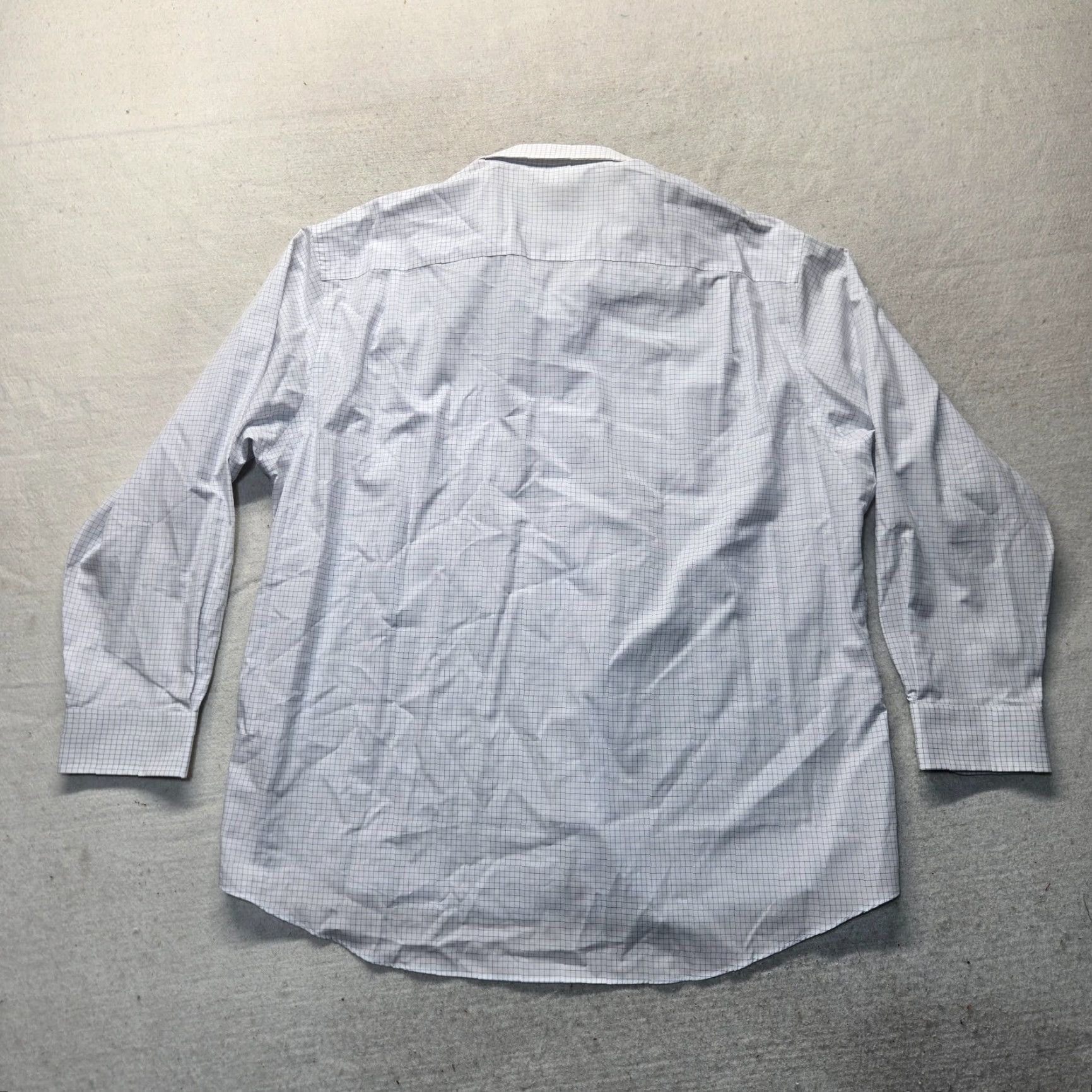 Club Room Club Room Shirt Adult XXl White Check Long Sleeve Button-Up Casual, Business, Workwear, Plaid Men’s Size 2XL Size US XXL / EU 58 / 5 - 7 Thumbnail