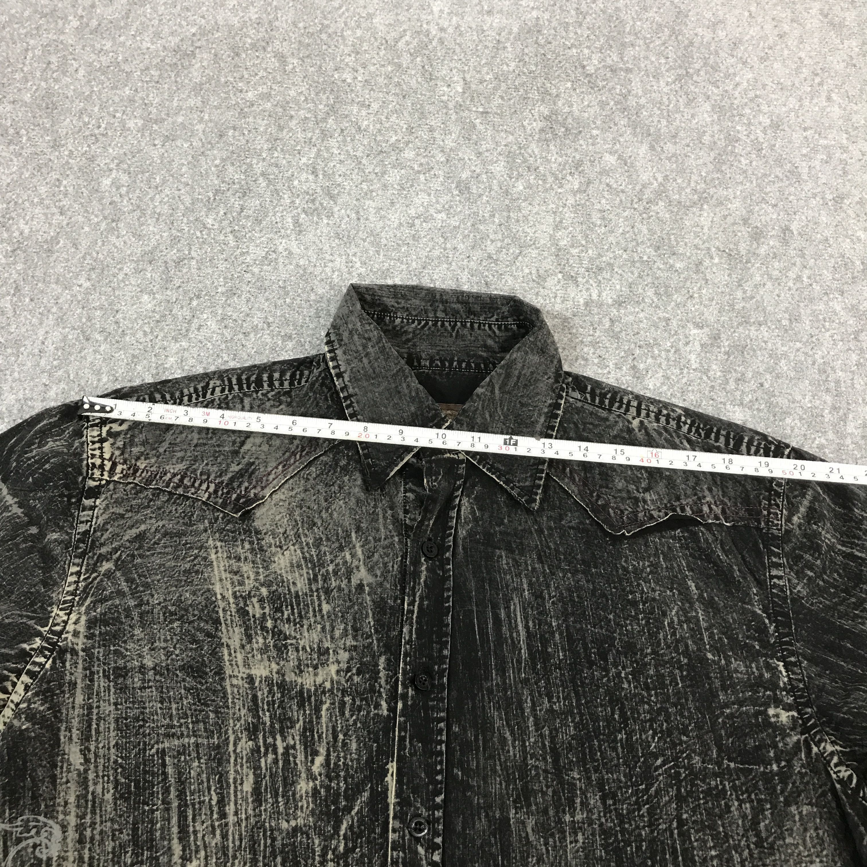 If Six Was Nine × Japanese Brand × Roar ROAR BLACK DESIGN BUTTON UP SHIRT Size US L / EU 52-54 / 3 - 9 Thumbnail
