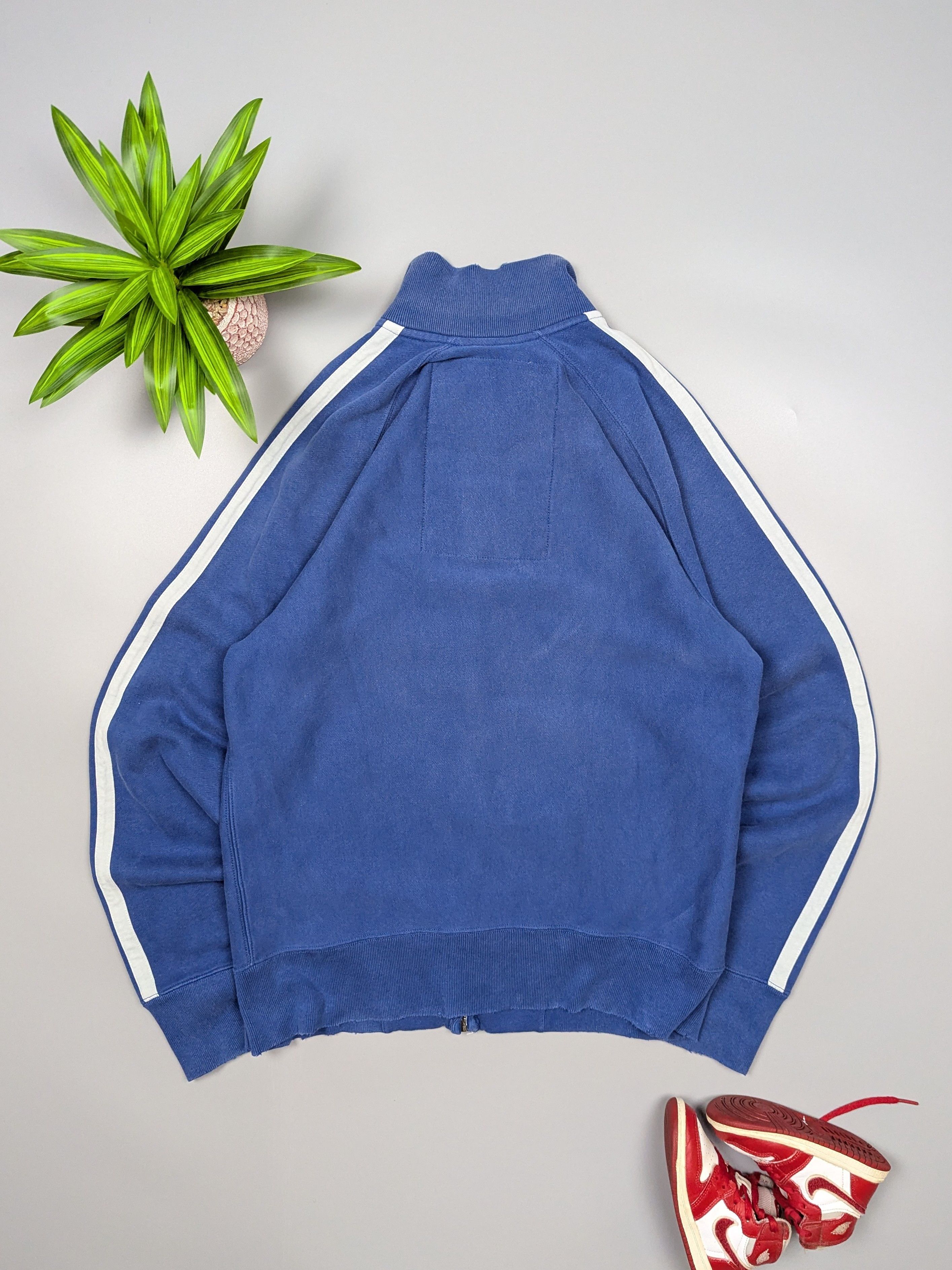 Abercrombie & Fitch Abercrombie&Fitch Men’s L Blue Zip Hoodie Sweatshirt Size US L / EU 52-54 / 3 - 8 Thumbnail