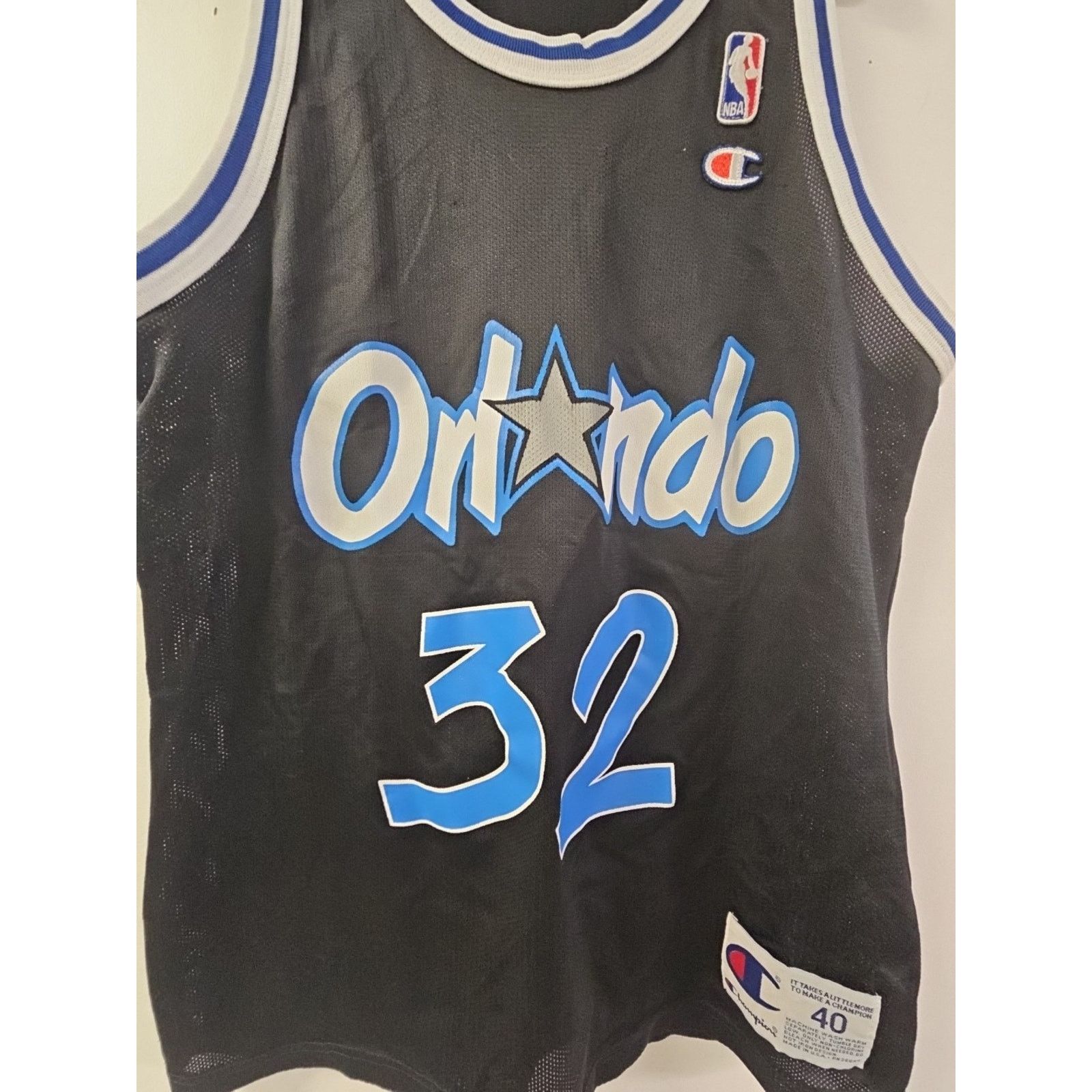 Champion NBA Orlando Magic Shaquille O’Neal 90s Champion Jersey 40 Size US M / EU 48-50 / 2 - 3 Thumbnail