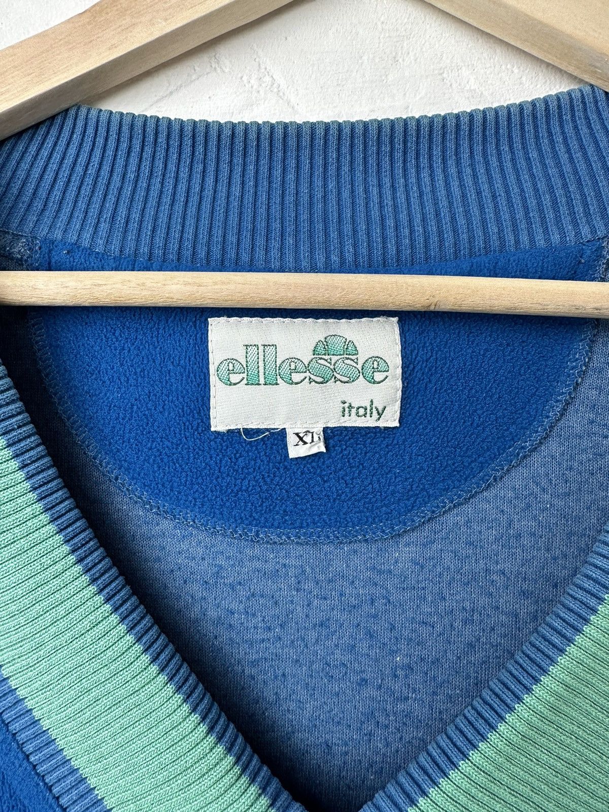 Ellesse Vintage ELLESSE Fleece Vest Sweatshirt size XL Size US XL / EU 56 / 4 - 6 Thumbnail