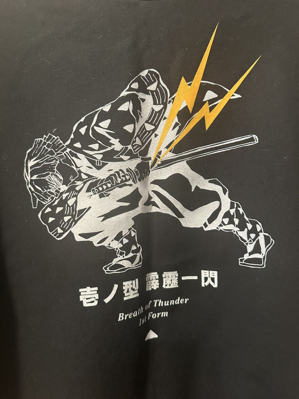 Ronin Division Demon Slayer 1st Form Zenitsu Crew Neck Size US M / EU 48-50 / 2 - 5 Thumbnail