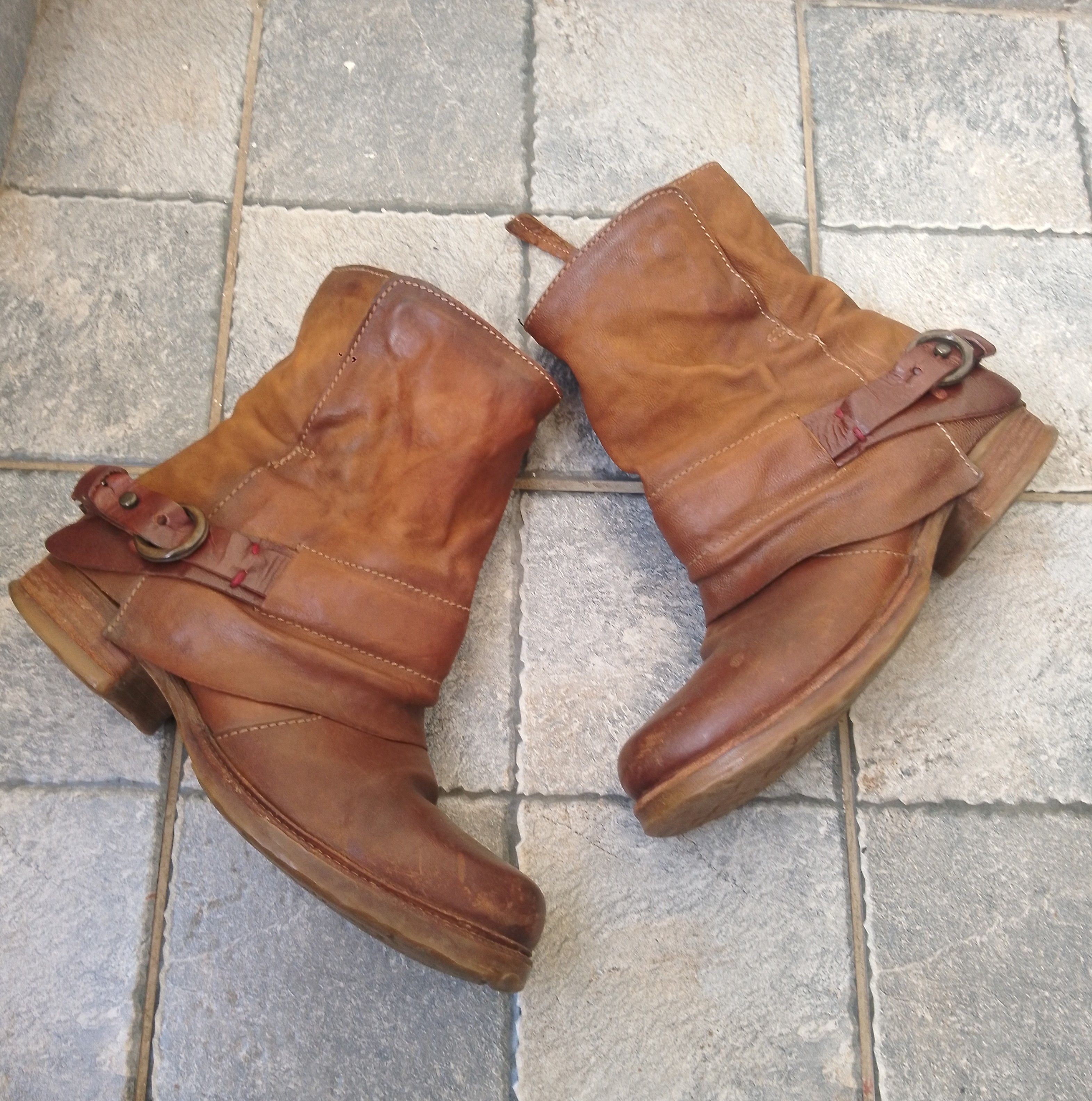 A.S.98 AS 98 BOHO BIKER BOOTS Size US 6 / EU 39 - 2 Thumbnail