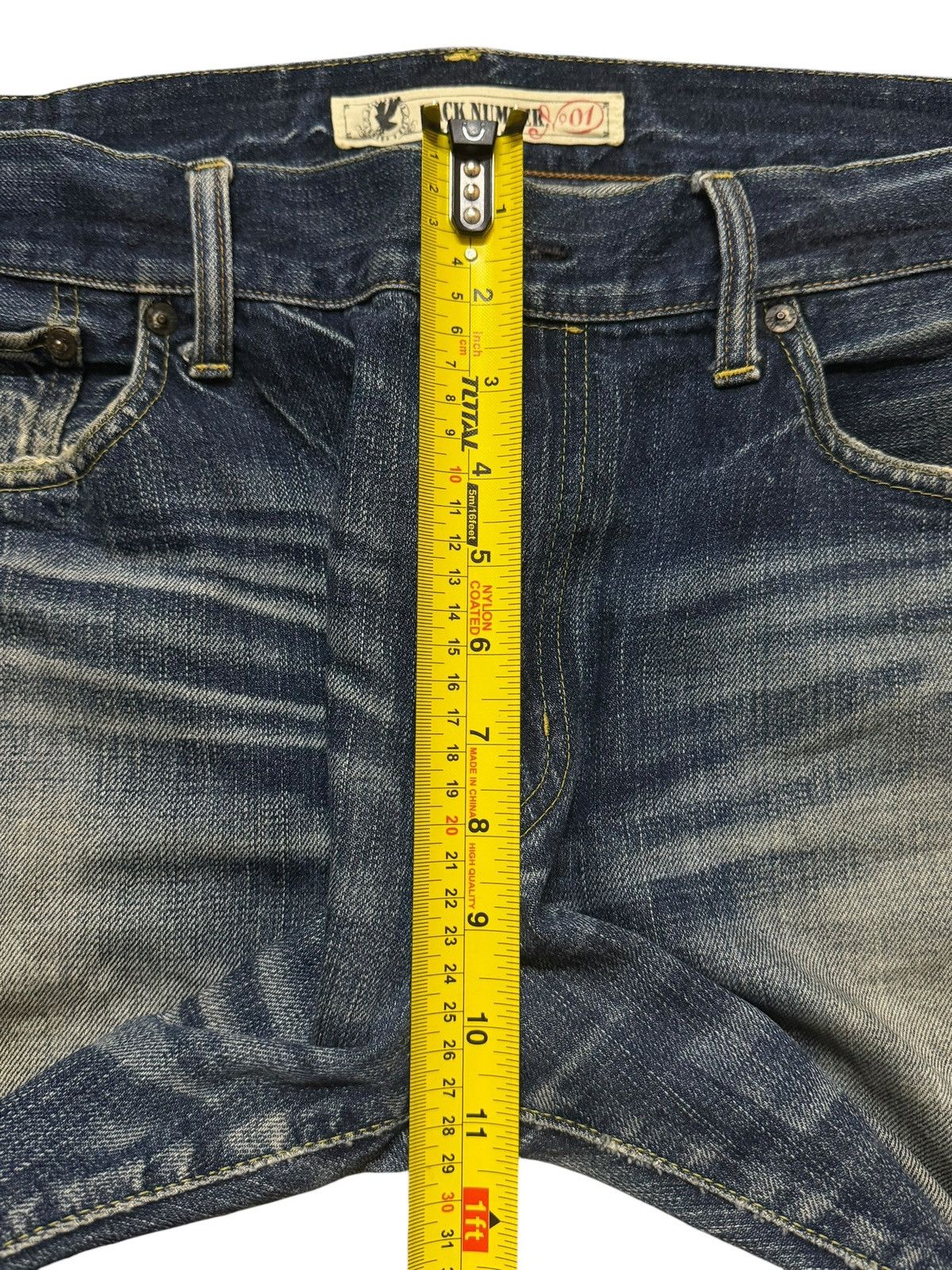Fubu Vintage Y2K Japanese Brand Blue Faded Wash Distress Wide Leg Size US 38 / EU 54 - 11 Thumbnail