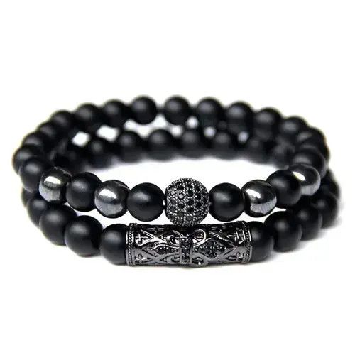 Other 2pieces / Set 8mm Bead Bracelet Size ONE SIZE - 4 Thumbnail