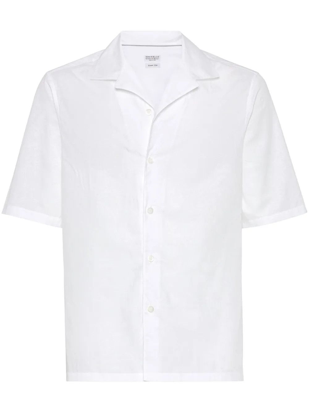 Brunello Cucinelli o1la1rc1a0326 Shirt in White Size US M / EU 48-50 / 2 - 1 Thumbnail