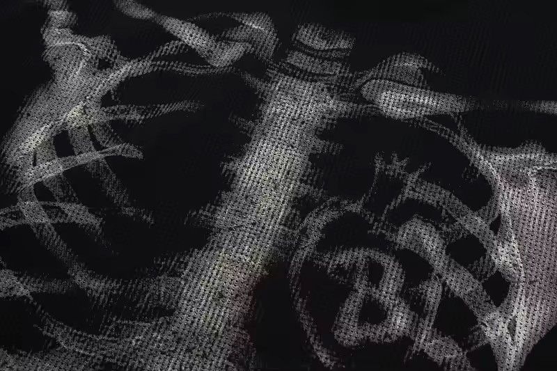 Other Punk Streetwear Grunge Skeleton Bone X-Ray Long Sleeve Size US L / EU 52-54 / 3 - 10 Thumbnail