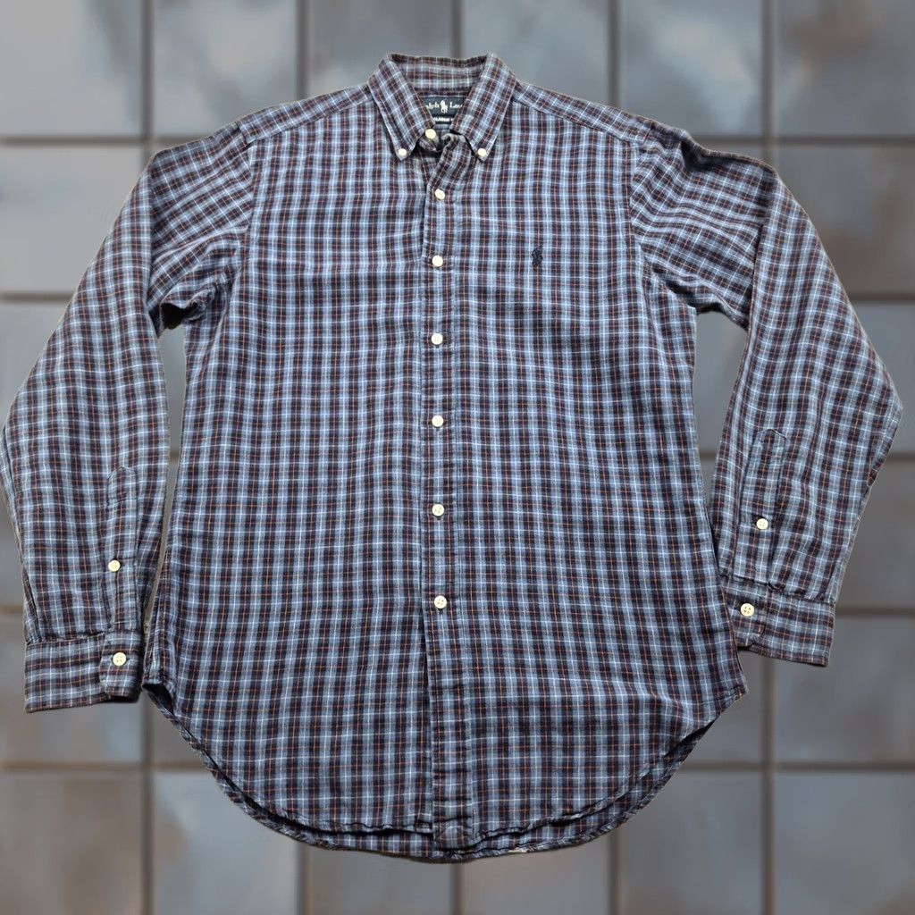 Ralph Lauren Ralph Lauren Button-Up Shirt Mens Small Plaid Long Sleeve Classic Casual Preppy Size US S / EU 44-46 / 1 - 1 Thumbnail