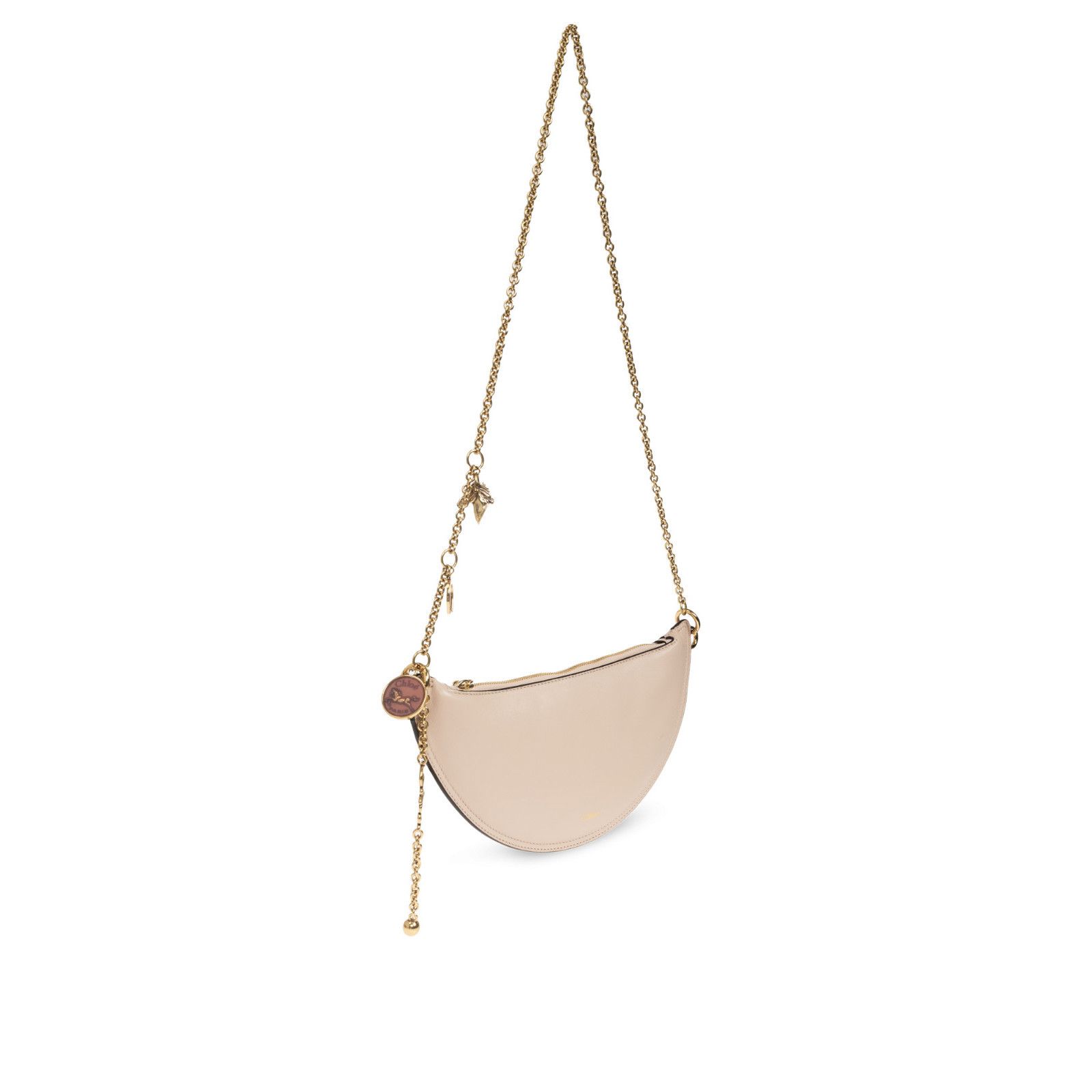 Chloe Chloe Icons Halfmoon Mini Beige Shoulder Bag New & Authentic Size ONE SIZE - 3 Thumbnail