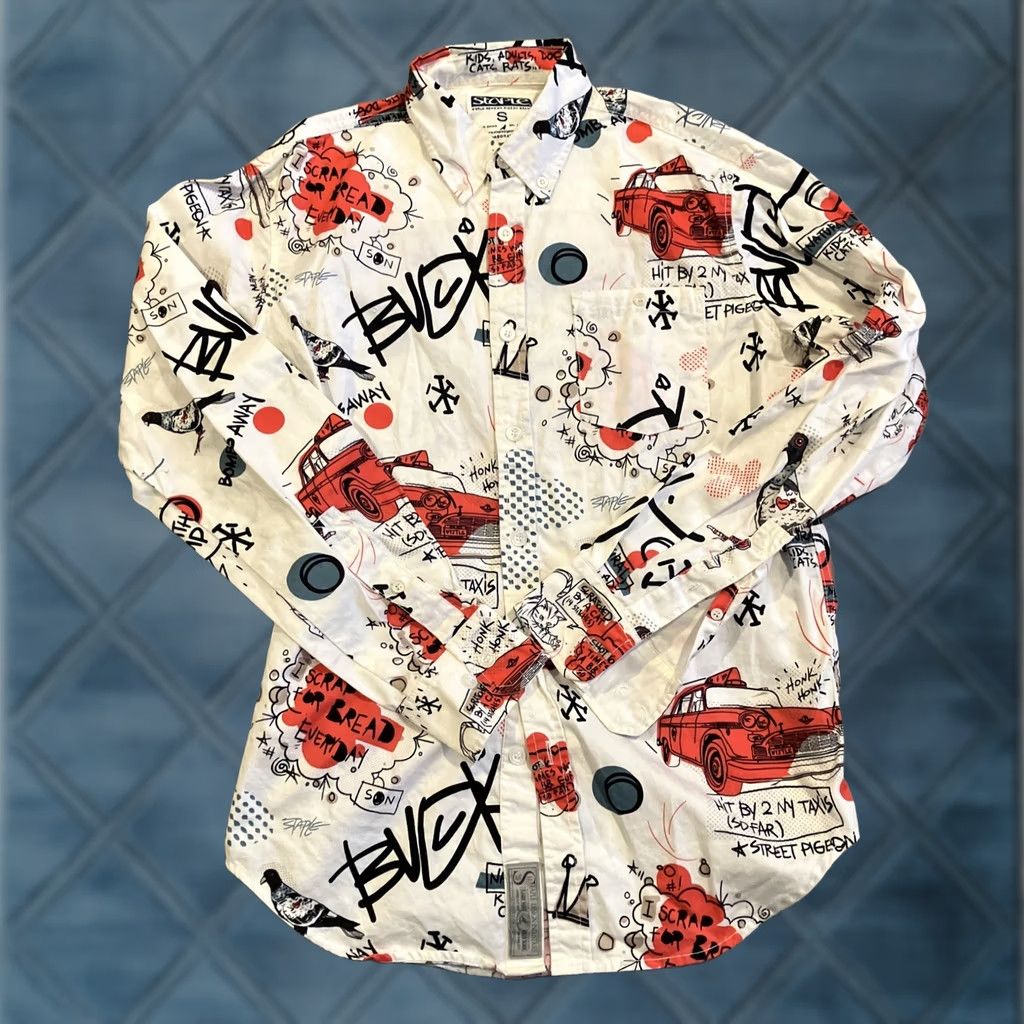 Vintage VINTAGE Staple Pigeon X Joe Buck De La Soul Button Down Long Sleeve Small Men Size US S / EU 44-46 / 1 - 1 Thumbnail