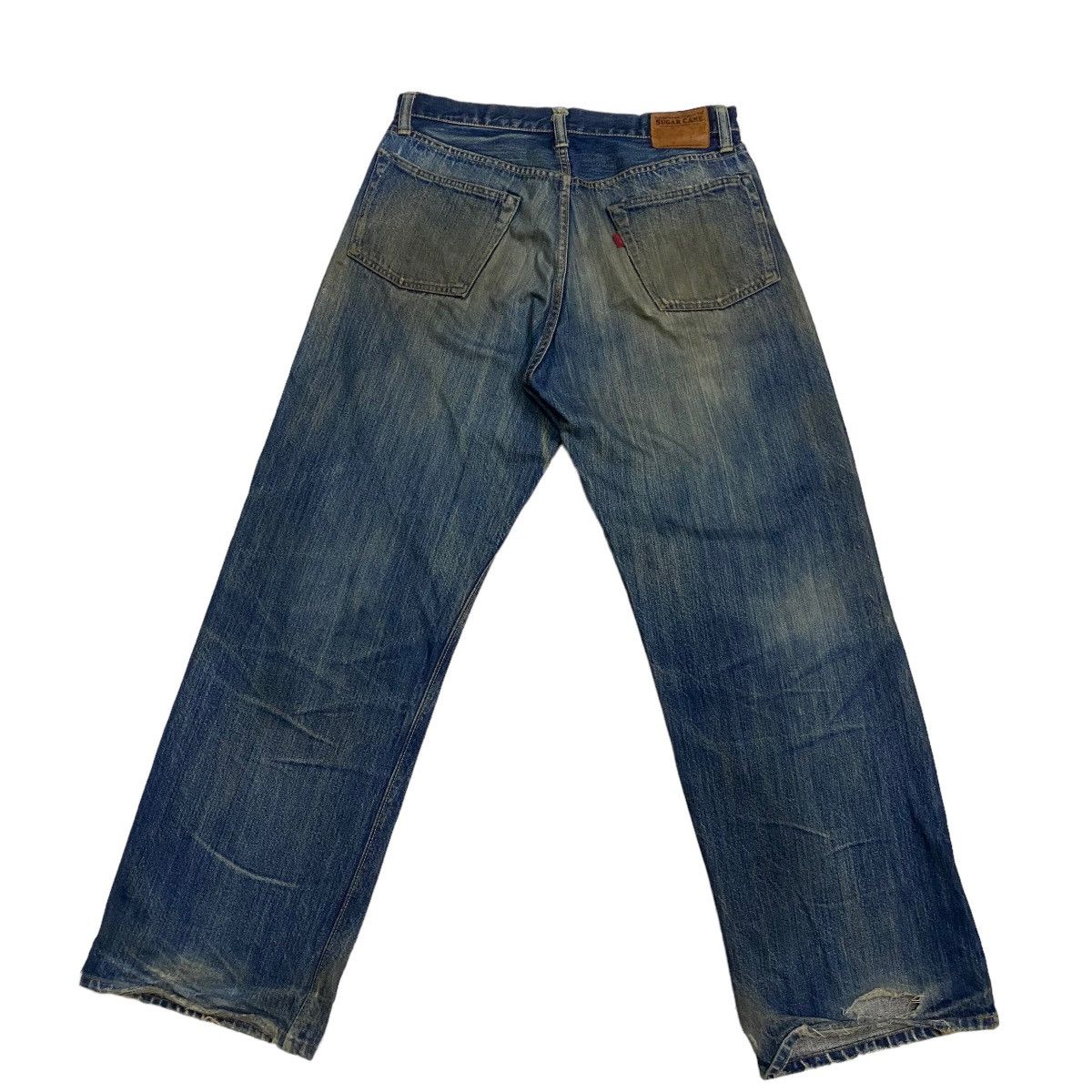 Sugar Cane Sugar Canes selvedge distressed denim homeless Size US 33 - 2 Thumbnail