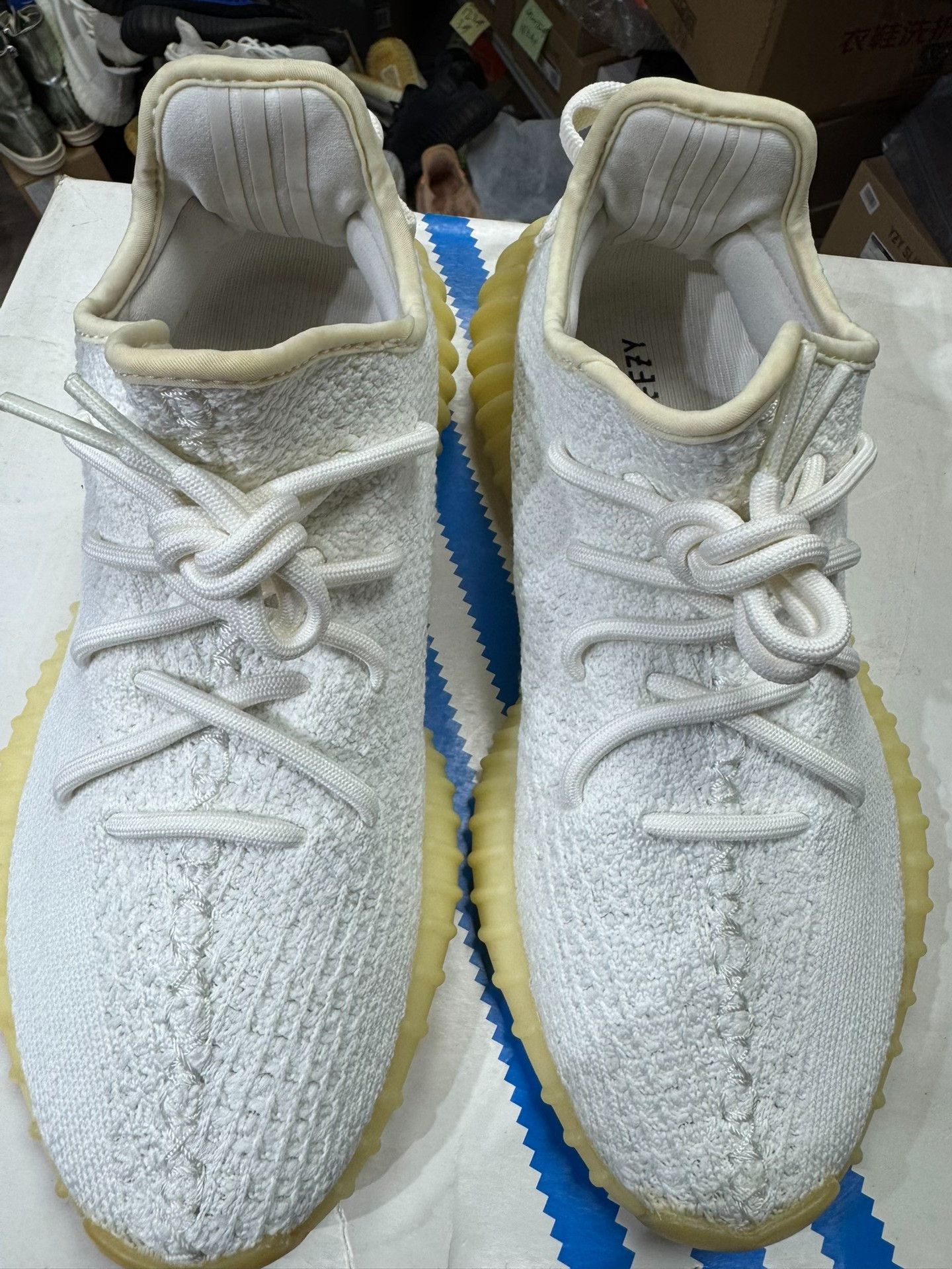Adidas Adidas YEEZY350 White Lowtop Sneakers 40 Men Size US 7.5 / EU 40-41 - 1 Thumbnail