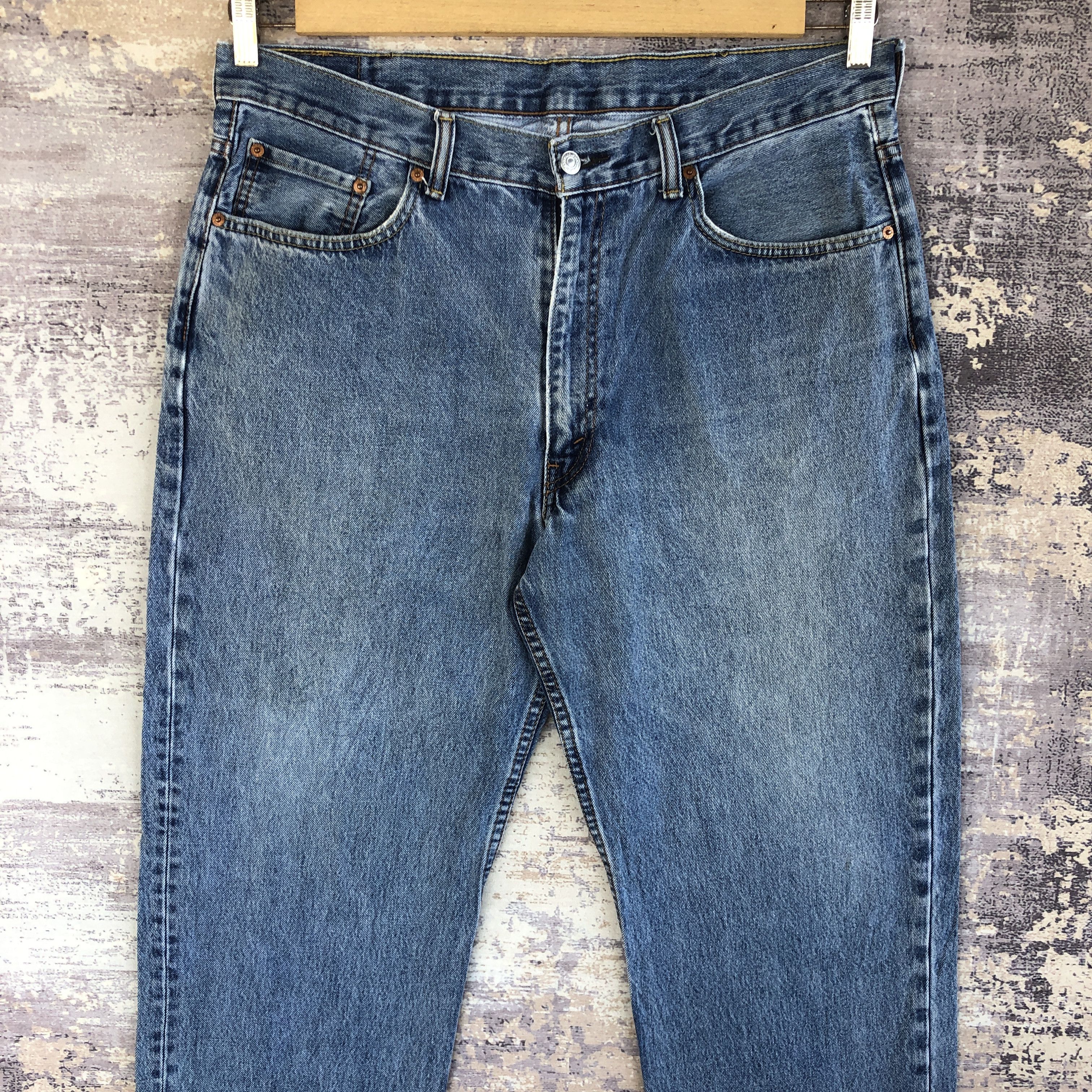 Levi's Vintage Levis Stone Wash Jeans Levis 505 Faded Denim Size US 36 / EU 52 - 3 Thumbnail