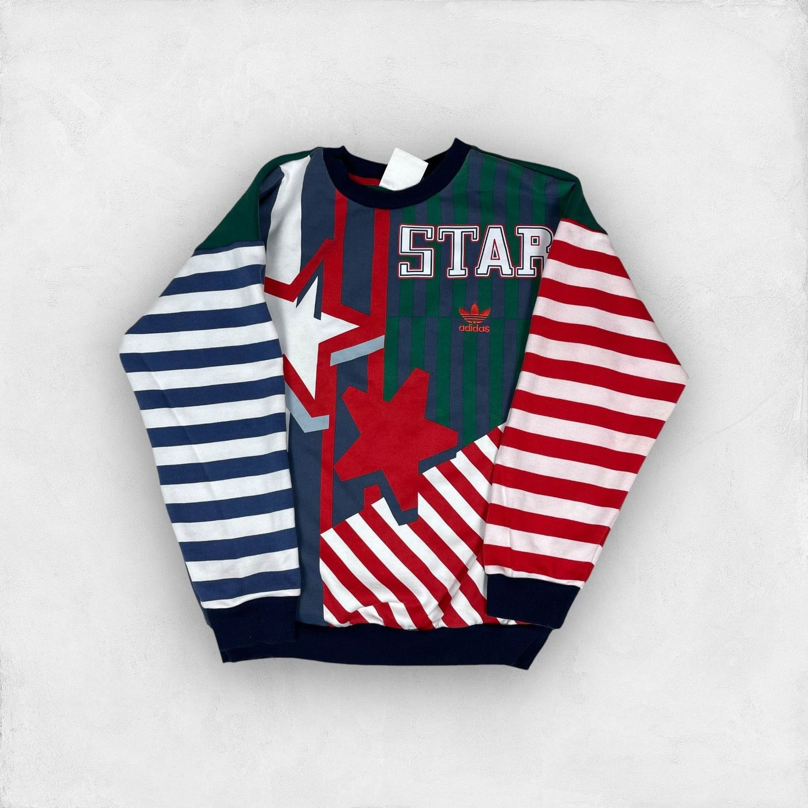 Adidas Adidas Womens Multicolor Grom The Archive Star Sweater Small Size S / US 4 / IT 40 - 1 Thumbnail