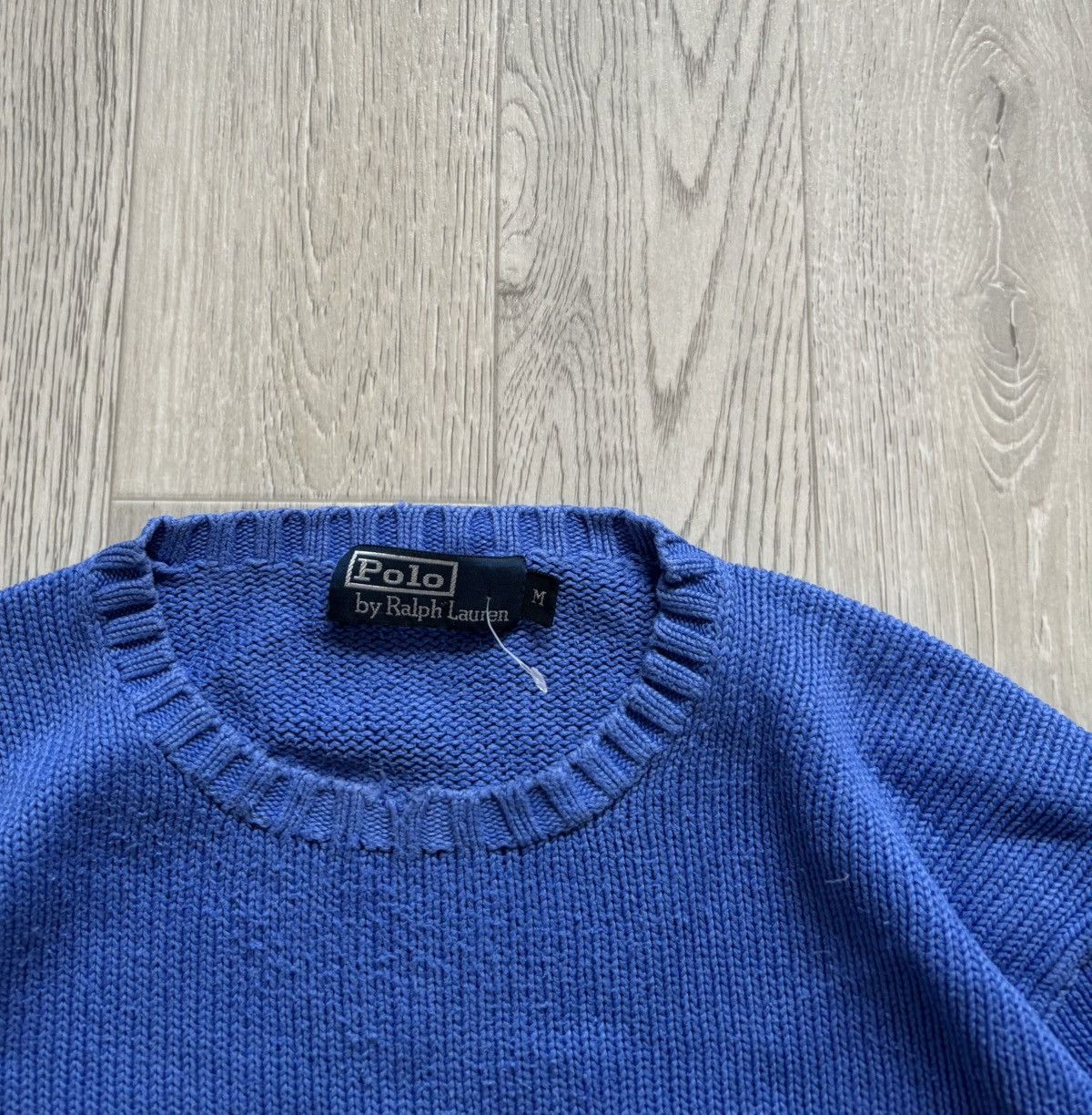 Polo Ralph Lauren × Vintage Vintage Polo Ralph Lauren Sweater Orange Logo Size US M / EU 48-50 / 2 - 3 Thumbnail
