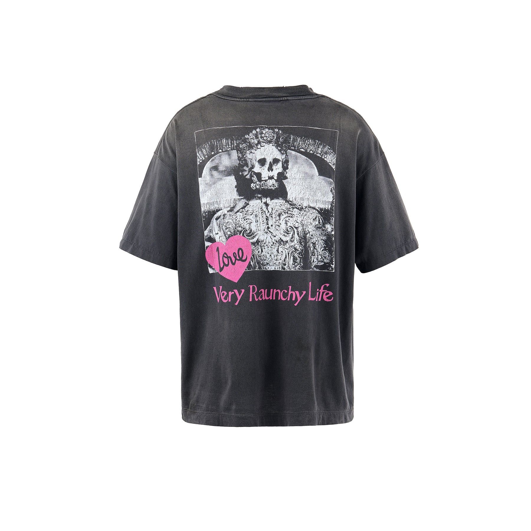 Saint Michael o1mle0326 Love Short Sleeve Tee Shirt in Black Size US XL / EU 56 / 4 - 2 Thumbnail
