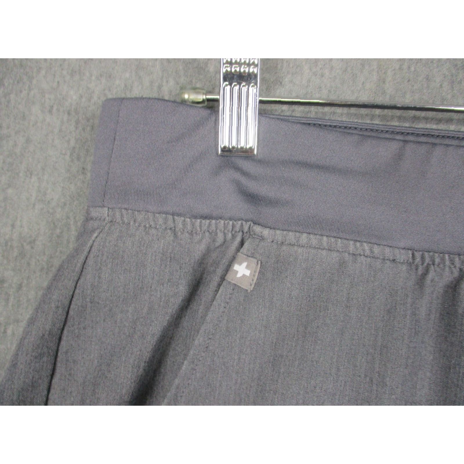 Vintage FIGS Scrub Pants Womens Medium Petite Gray Jogger Technical Collection Pockets Size 32" / US 10 / IT 46 - 2 Thumbnail