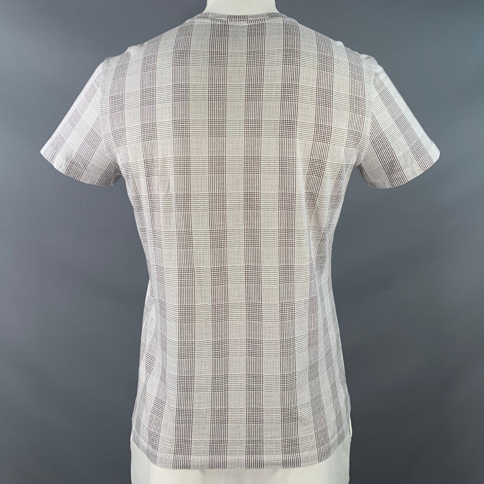 Emporio Armani Size XXL Brown White Hearts Dots Short Sleeve T-shirt Size US XXL / EU 58 / 5 - 5 Thumbnail