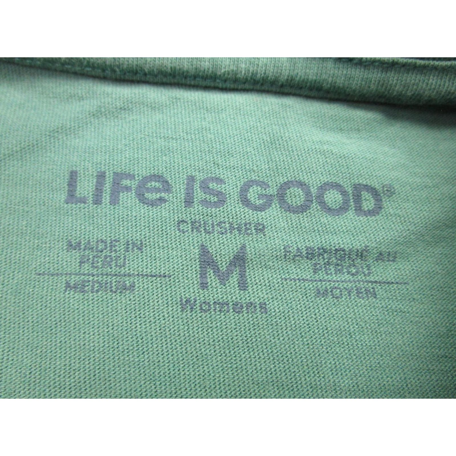 Life is Good VINTAGE? No. The Grinch Life Is Good Shirt Womens Medium Green Crusher Long Sleeve Graphic Christmas Coffee Size M / US 6-8 / IT 42-44 - 5 Thumbnail
