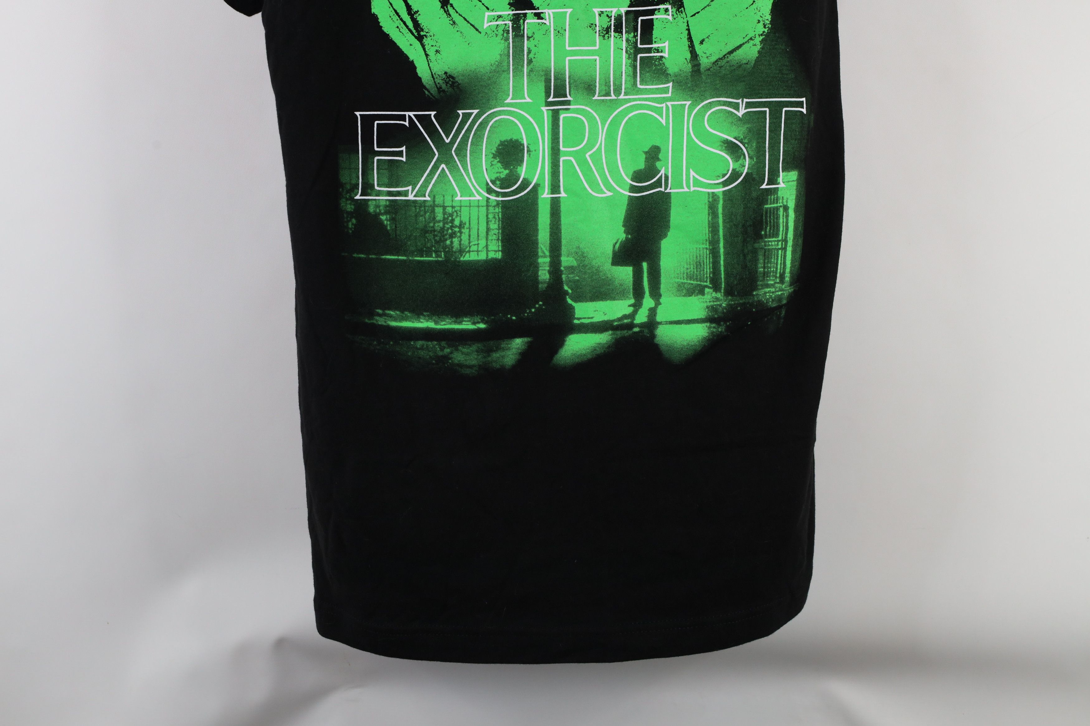 Vintage Retro Spell Out The Exorcist Movie Halloween T-Shirt Black Size US M / EU 48-50 / 2 - 3 Thumbnail