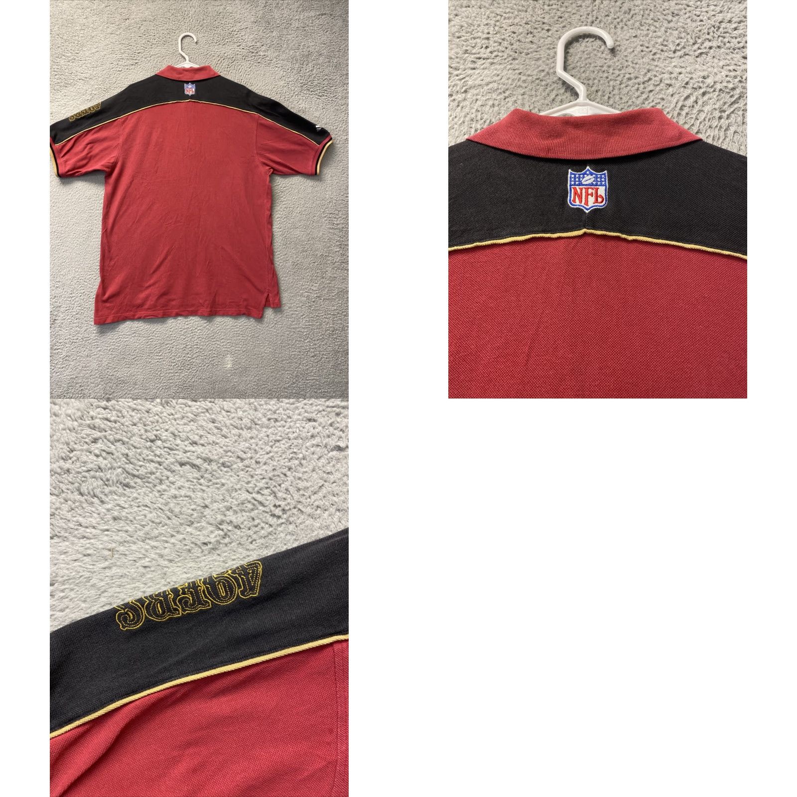 Adidas VINTAGE Adidas Polo Shirt Men XL Red San Francisco University 90s Short Sleeve Cotton Polo Shirt Size US XL / EU 56 / 4 - 8 Thumbnail