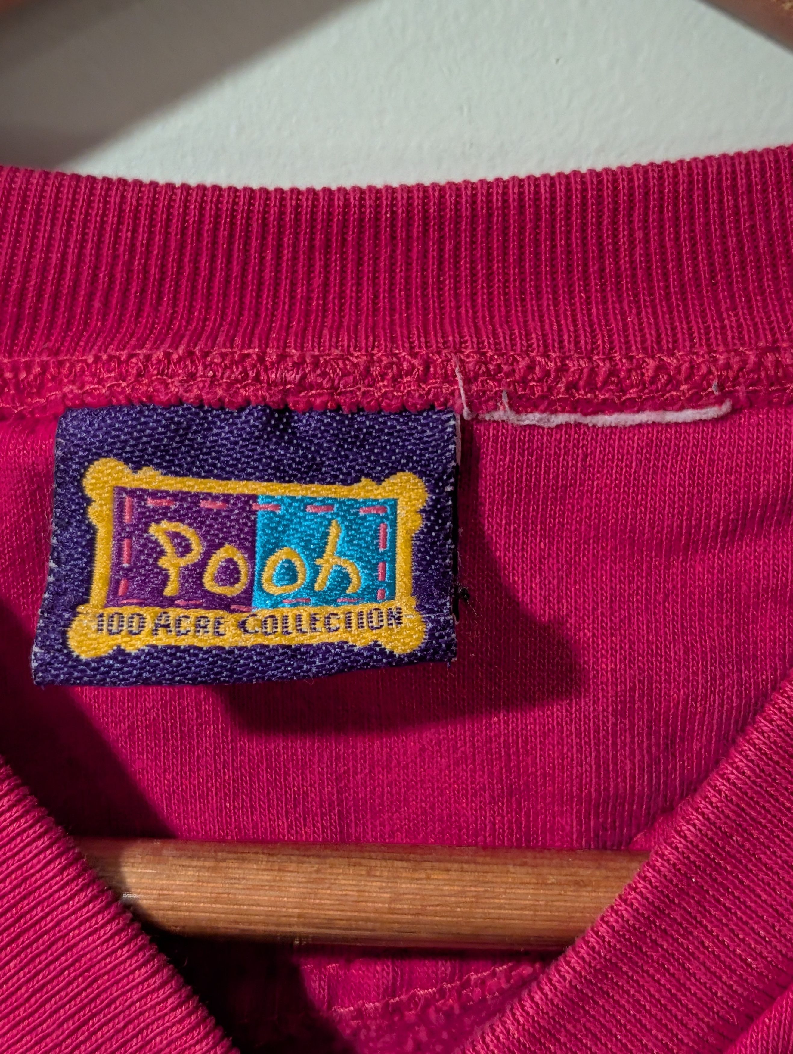 Disney Vintage Winnie The Pooh Sweatshirt Crewneck Disney Pink 90s Size M / US 6-8 / IT 42-44 - 3 Thumbnail
