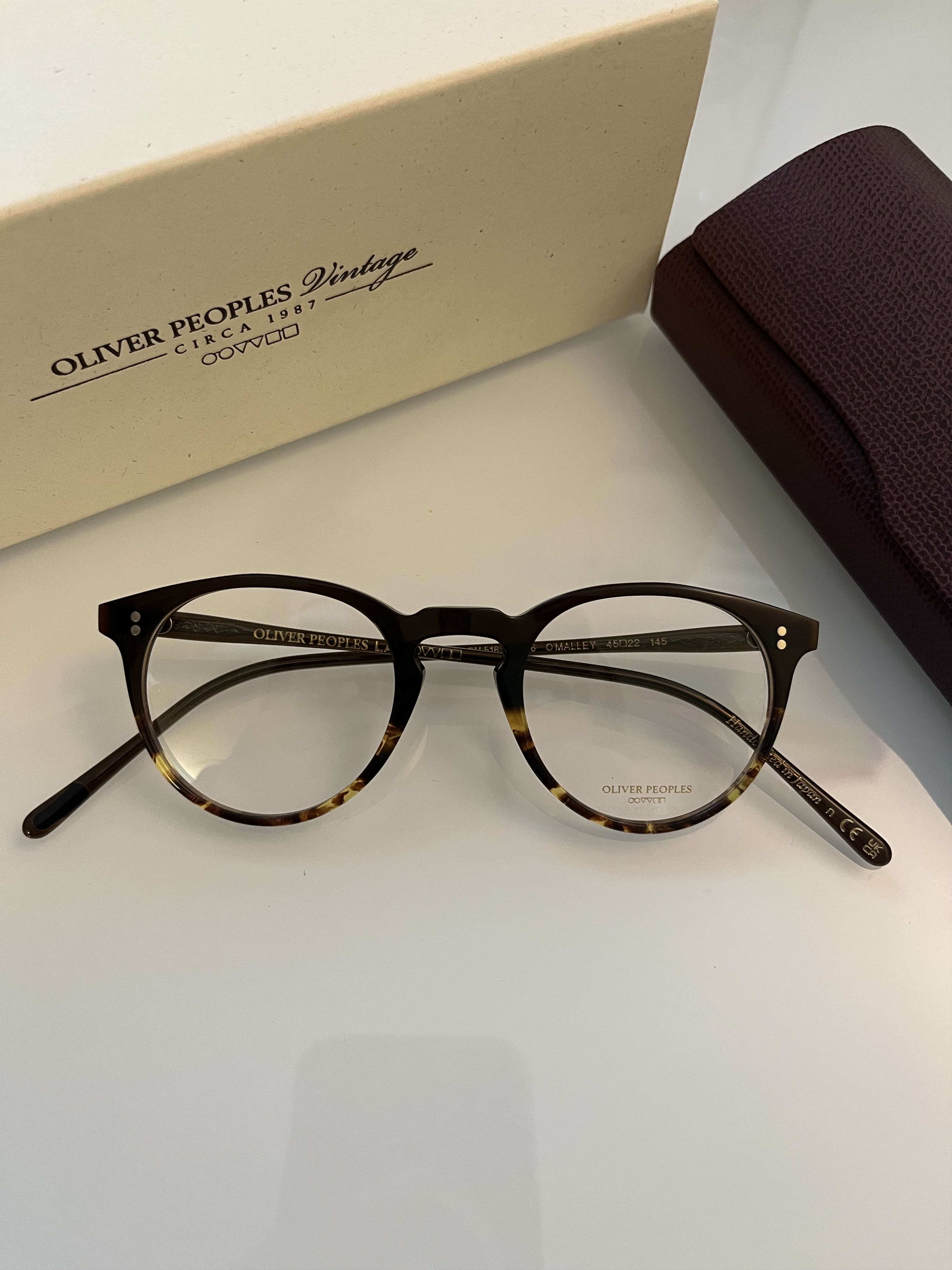 Oliver Peoples OLIVER PEOPLES O'Malley 47mm Optical ESPRESSO/ 362 Grad Size ONE SIZE - 5 Thumbnail