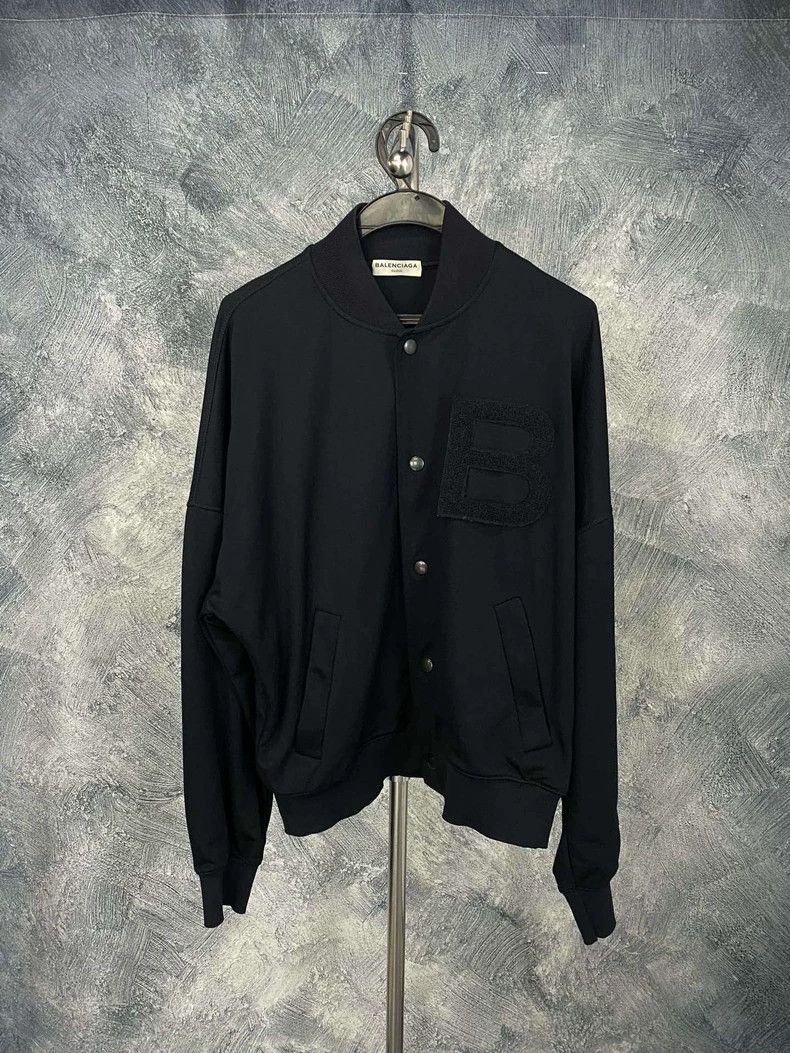 Balenciaga Balenciaga Black round neck long sleeve chest made of cott Size US XS / EU 42 / 0 - 1 Thumbnail