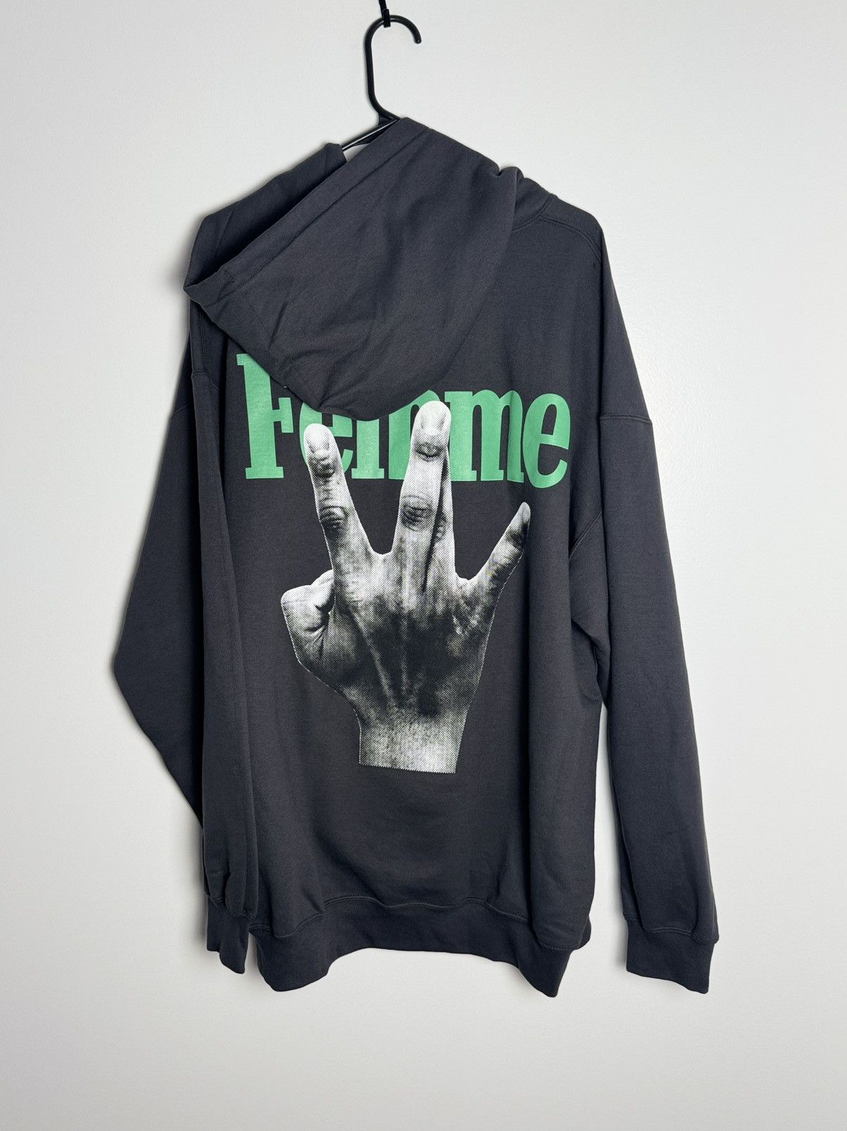 Homme + Femme La femme finger hoodie grey Size US XL / EU 56 / 4 - 2 Thumbnail
