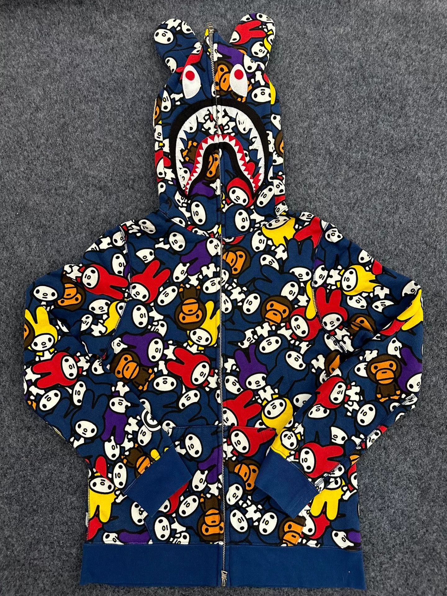 Bape Bape E Ody Multi Shark Sweatshirt Size US XS / EU 42 / 0 - 1 Thumbnail