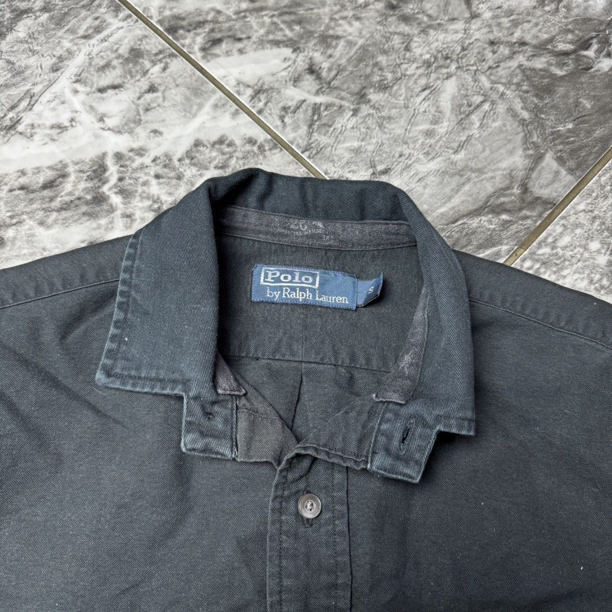 Polo Ralph Lauren × Vintage Polo Ralph Lauren Black Shirt Vintage Size US S / EU 44-46 / 1 - 5 Thumbnail