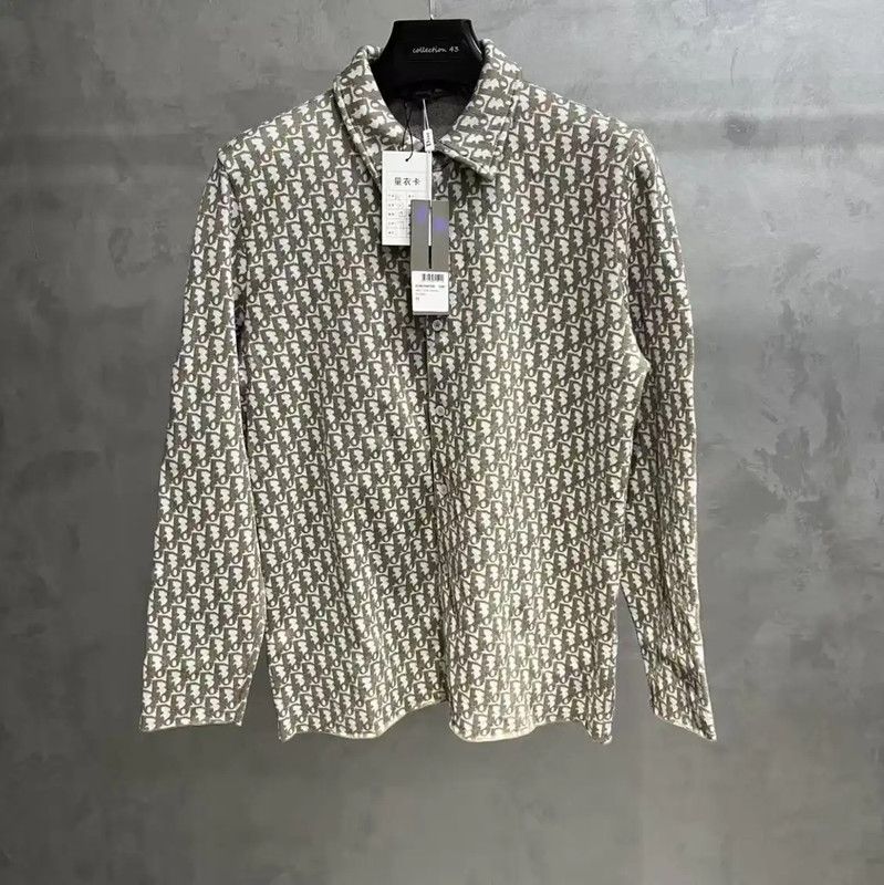 Dior Dior Gray Cotton Women's Shirt 0089 Size M / US 6-8 / IT 42-44 - 1 Thumbnail