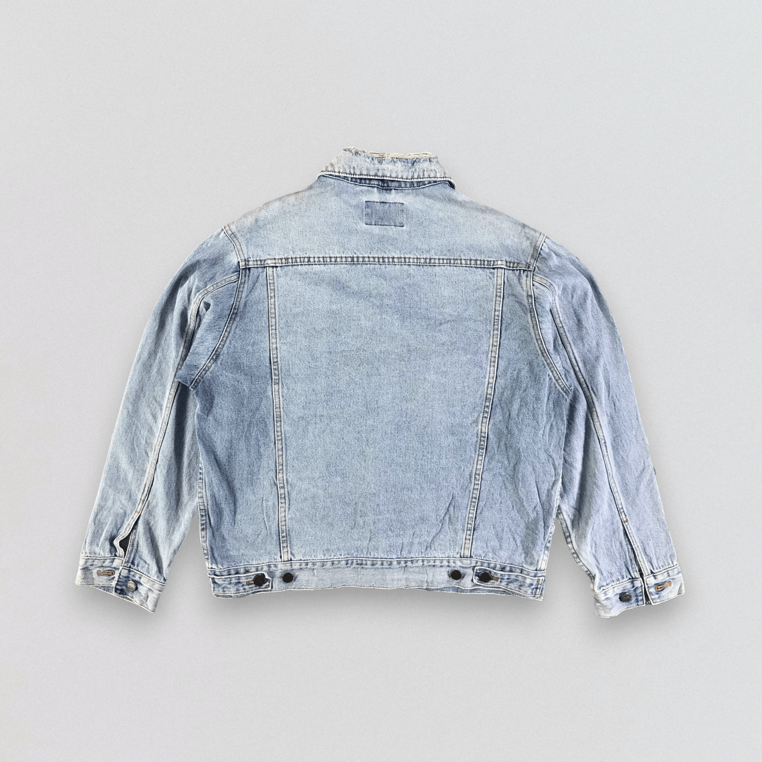 Converse Vintage Distressed Converse Denim Jacket Size US L / EU 52-54 / 3 - 3 Thumbnail