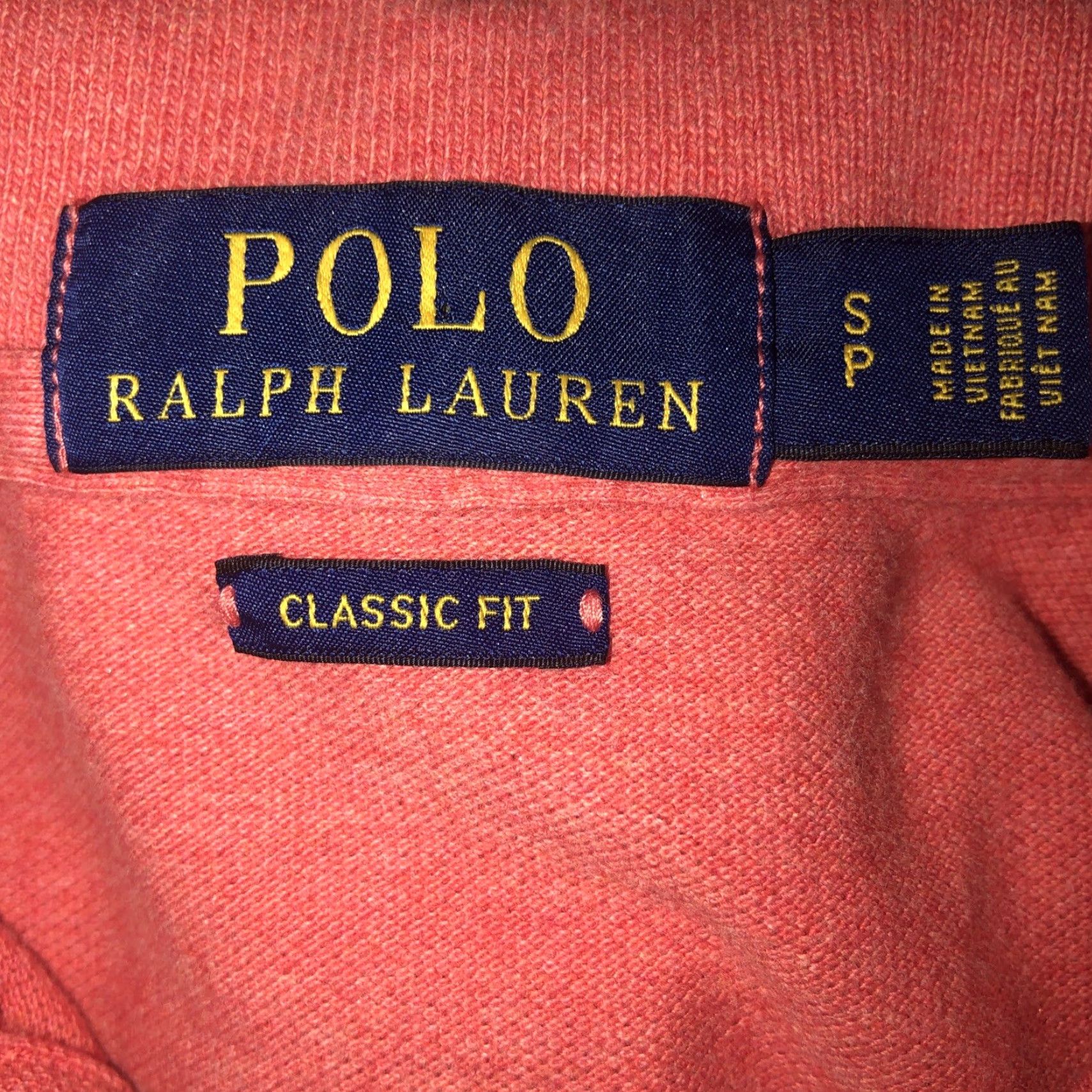 Polo Ralph Lauren Polo Ralph Lauren Pink Button-Up Shirt Men's Short Sleeve Classic Fit Size S Size US S / EU 44-46 / 1 - 4 Thumbnail