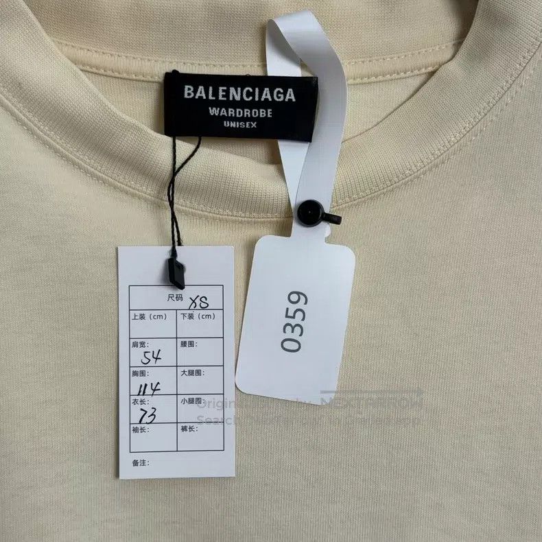 Balenciaga Balenciaga Embroidered Cola Logo Short Sleeve XS Size US XS / EU 42 / 0 - 3 Thumbnail