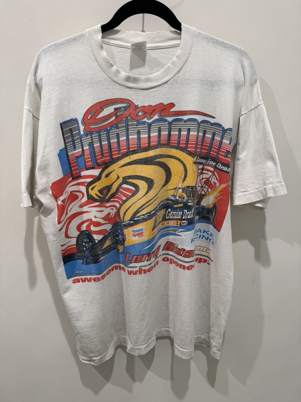 Vintage Vintage 1995 car racing tee Xl Size US XL / EU 56 / 4 - 1 Thumbnail